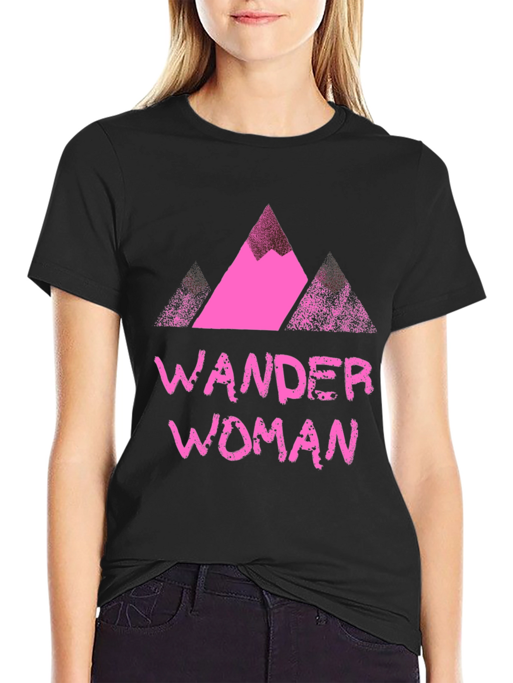 Wander Woman Mountain Graphic Tee