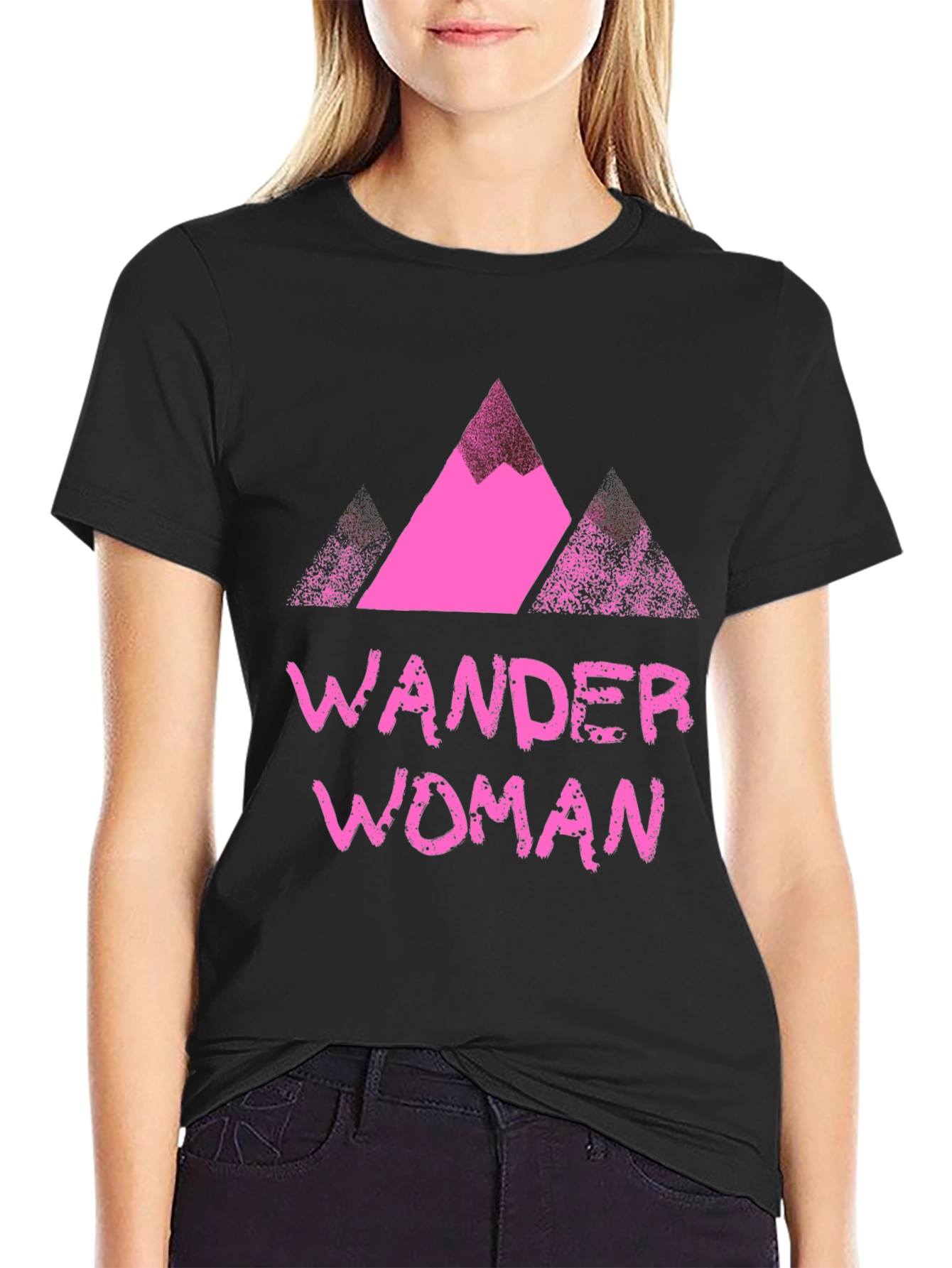 Wander Woman Mountain Graphic Tee
