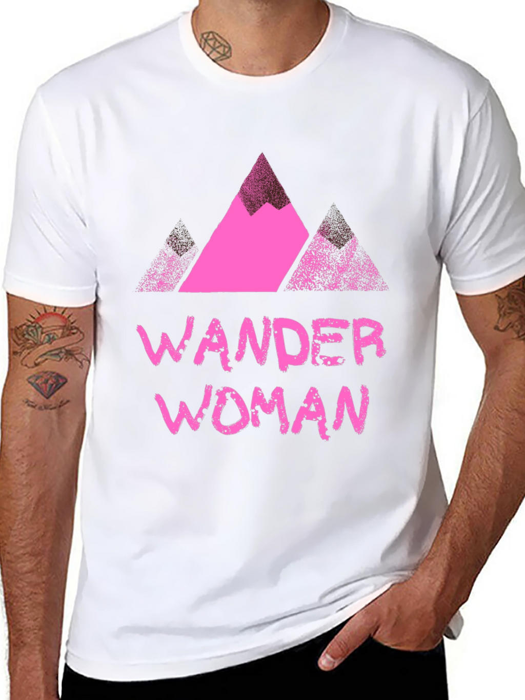 Wander Woman Mountain Graphic Tee