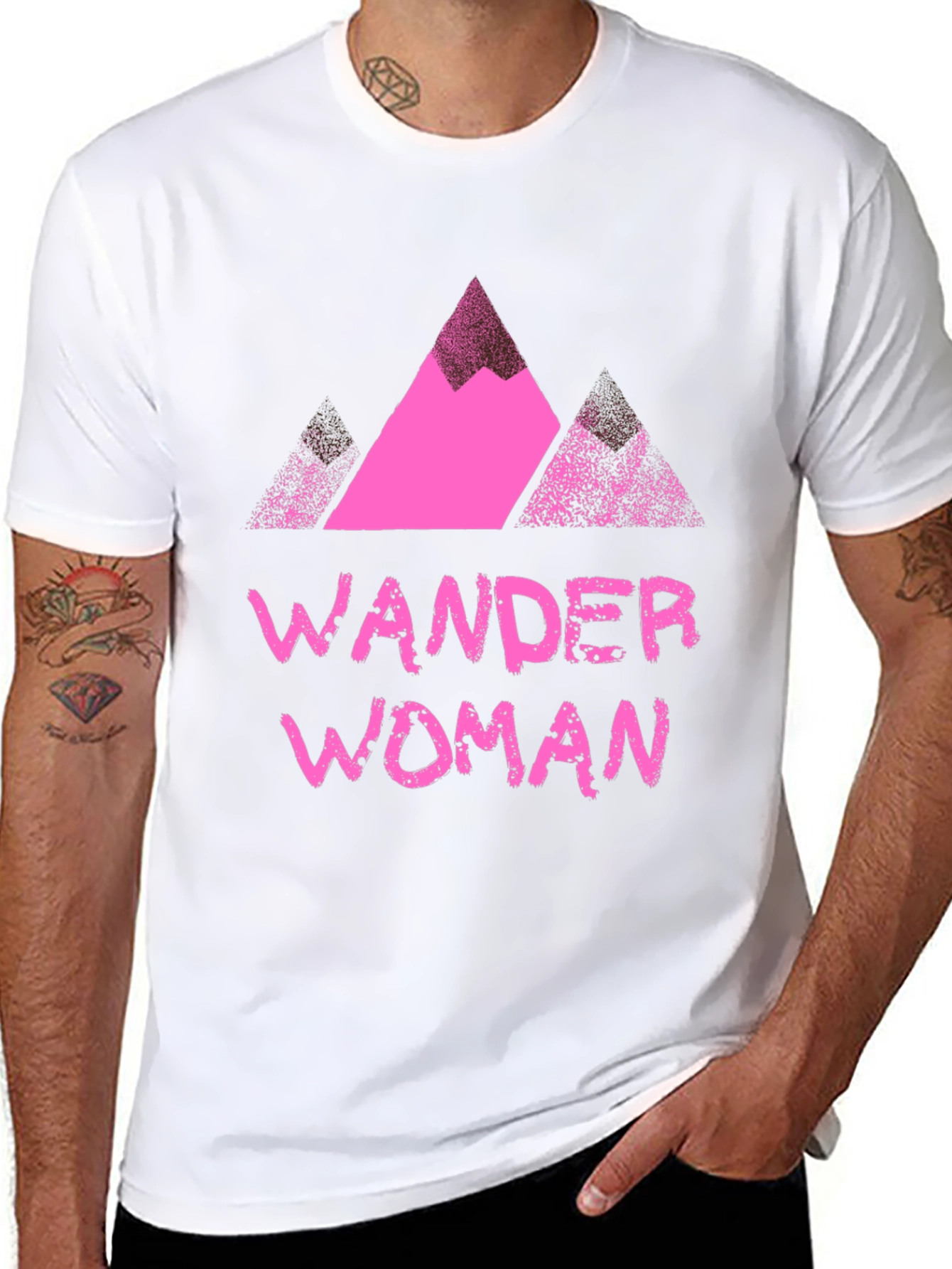 Wander Woman Mountain Graphic Tee
