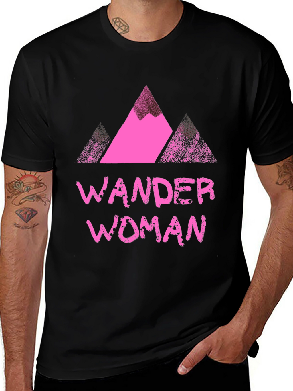 Wander Woman Mountain Graphic Tee