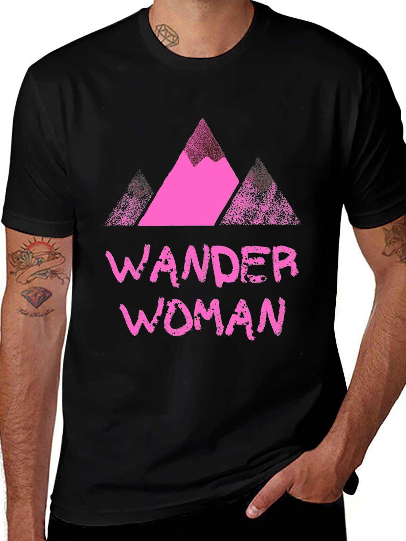 Wander Woman Mountain Graphic Tee