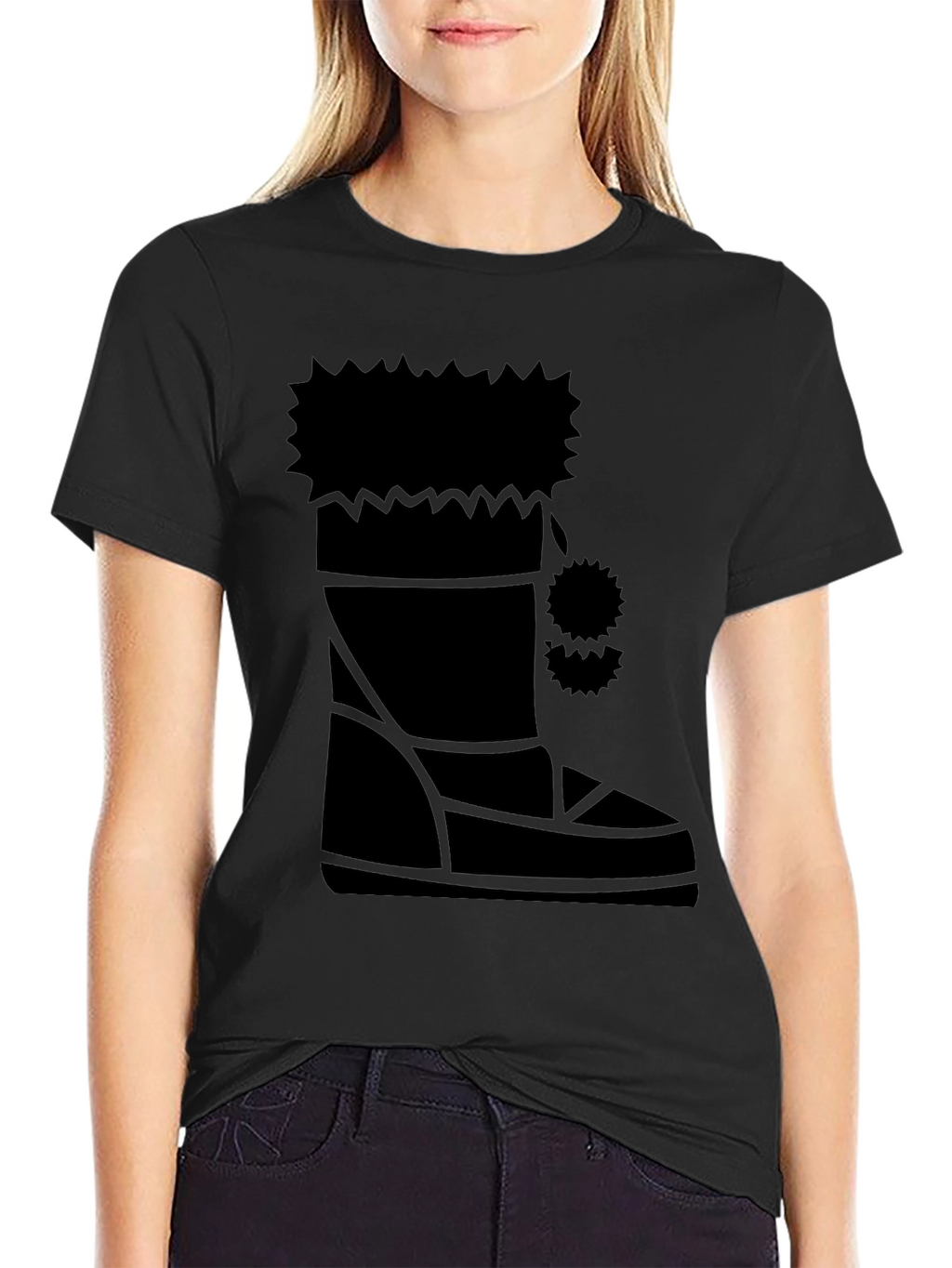 Festive Winter Boot Graphic Tee