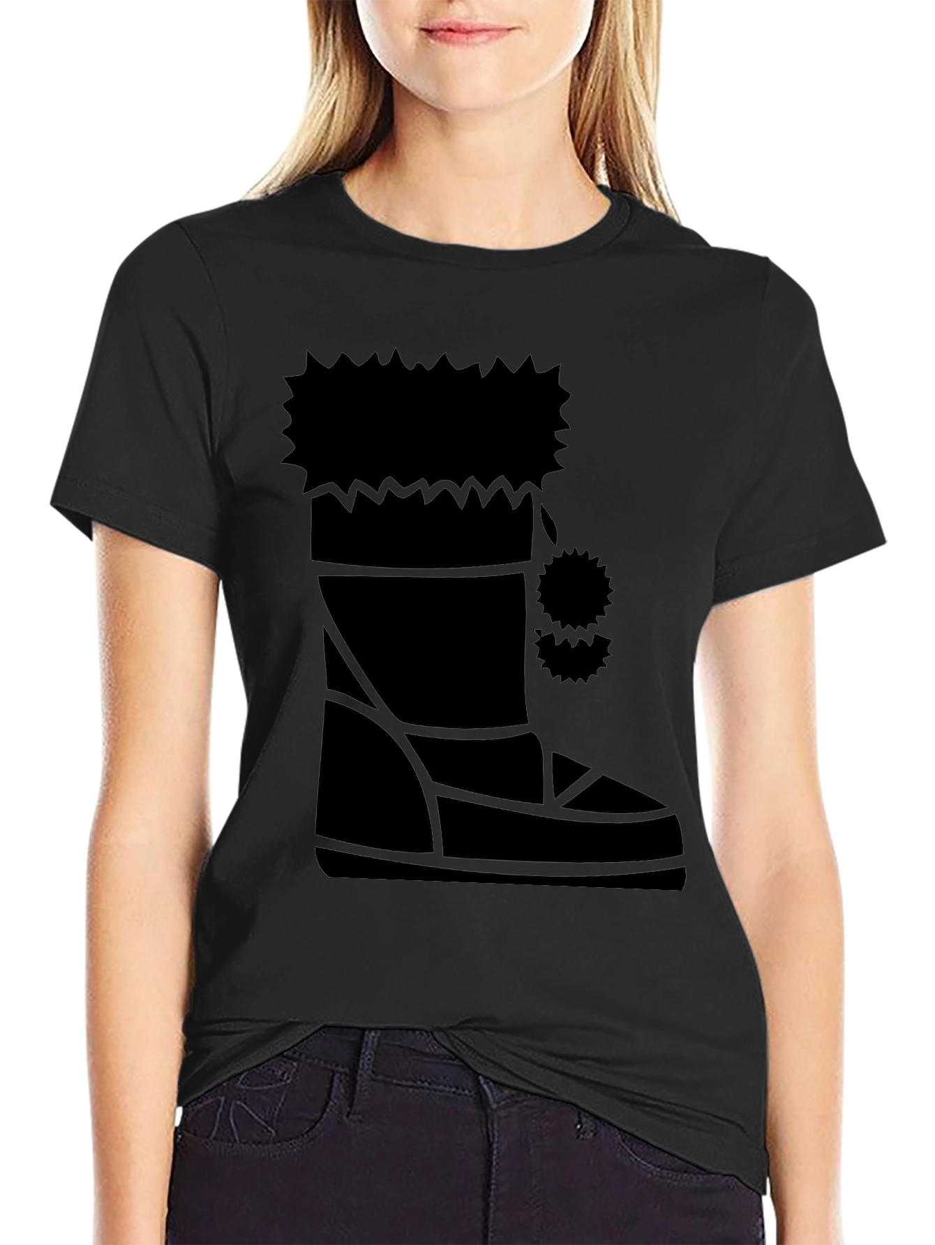 Festive Winter Boot Graphic Tee