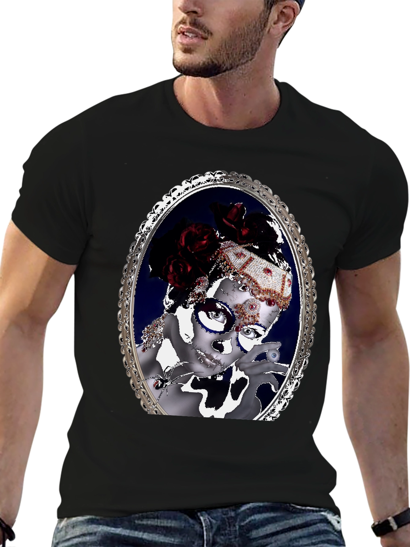 Ornate Framed Masquerade T-Shirt