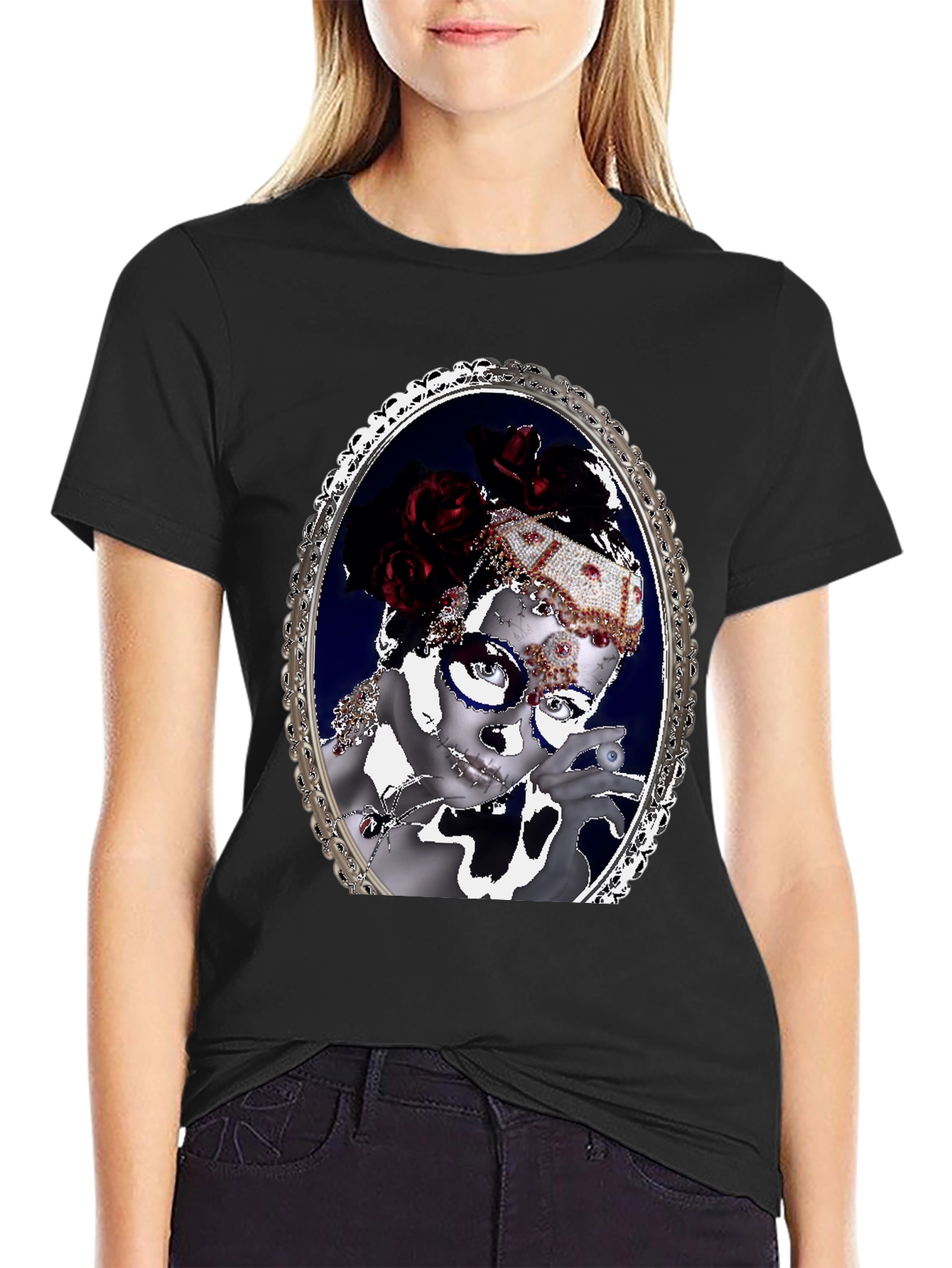 Ornate Framed Masquerade T-Shirt