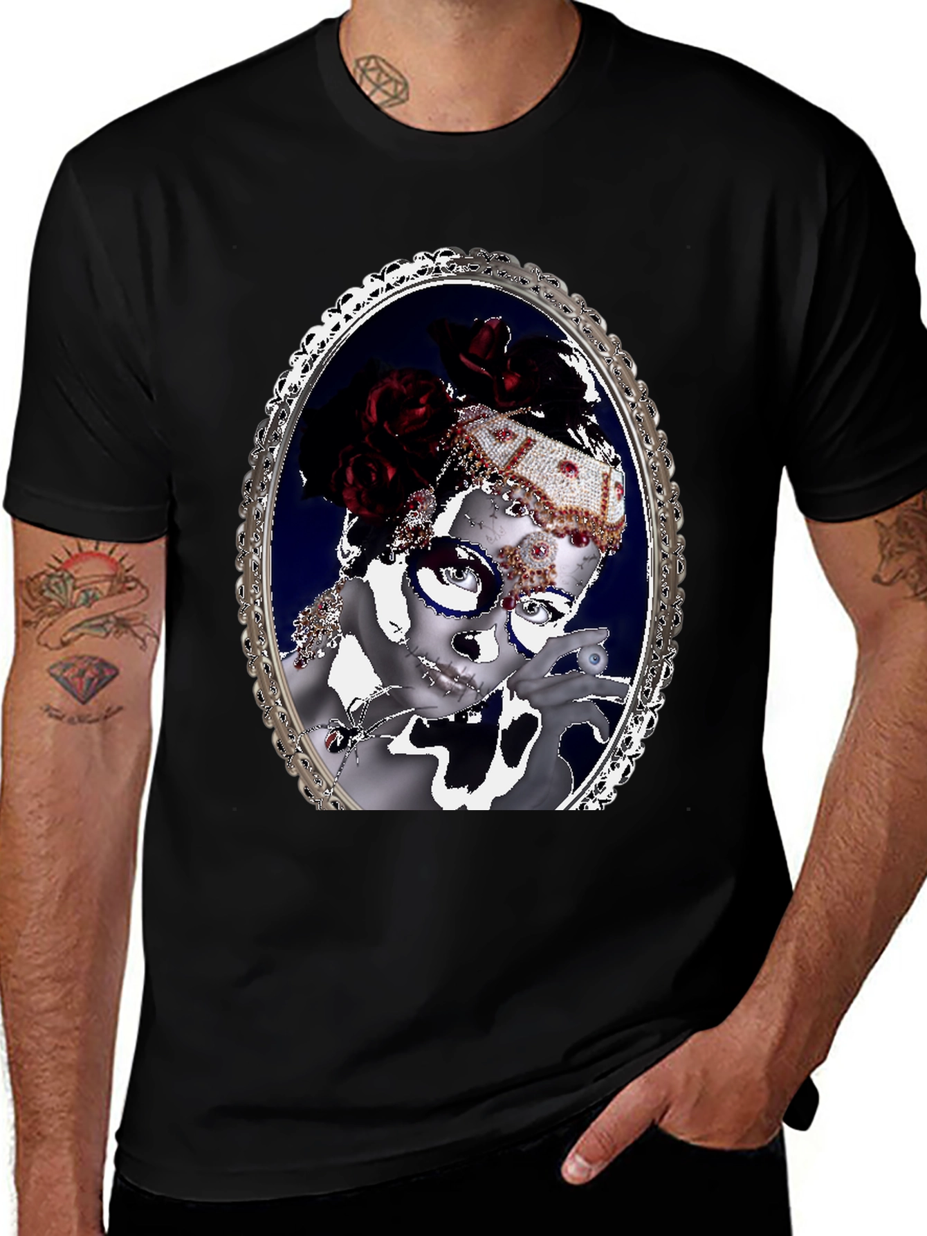 Ornate Framed Masquerade T-Shirt