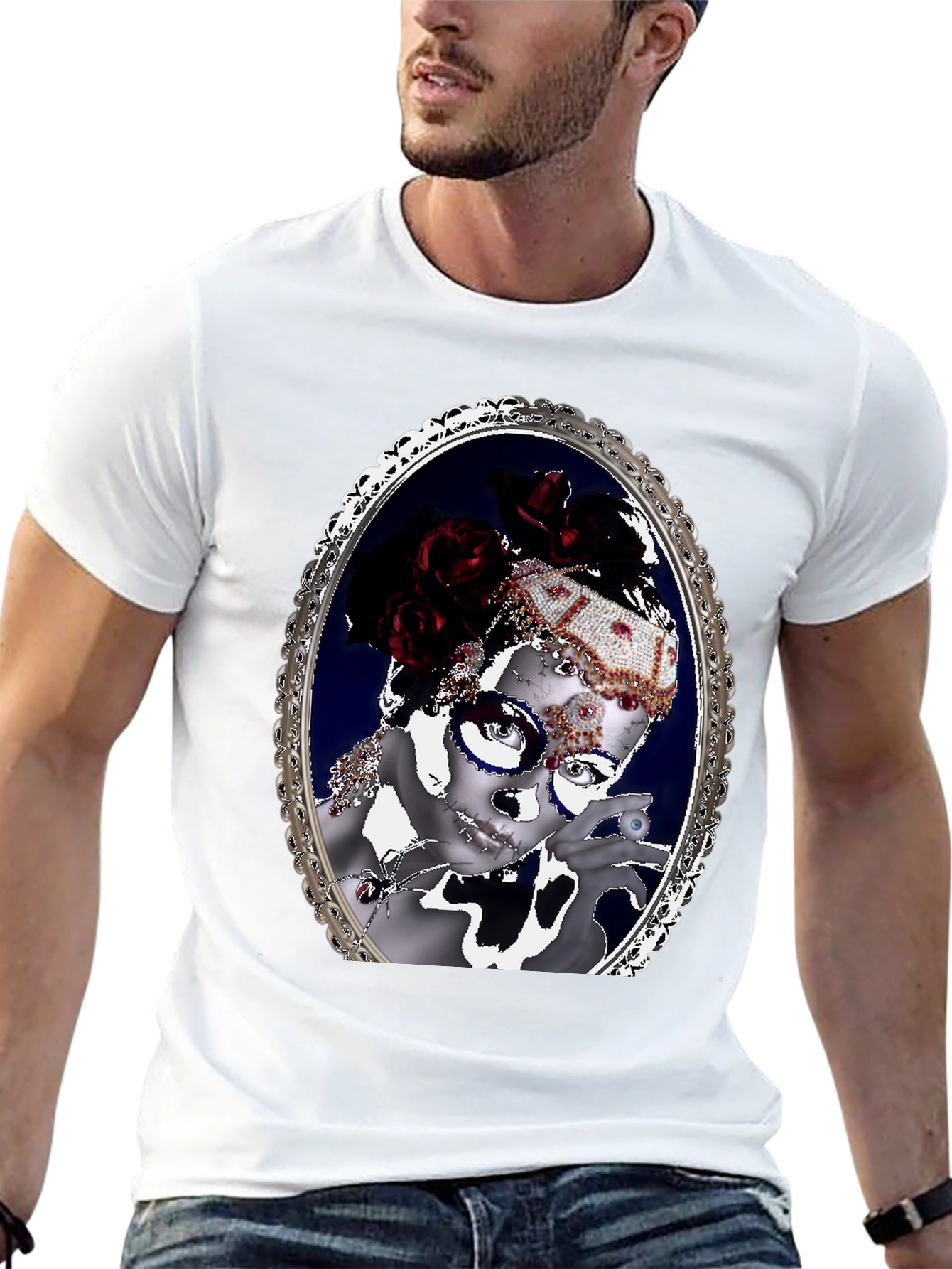 Ornate Framed Masquerade T-Shirt