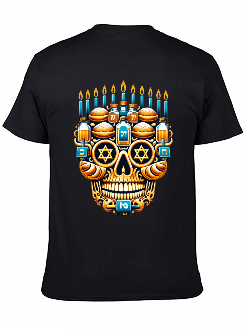 Hanukkah Skull T-Shirt