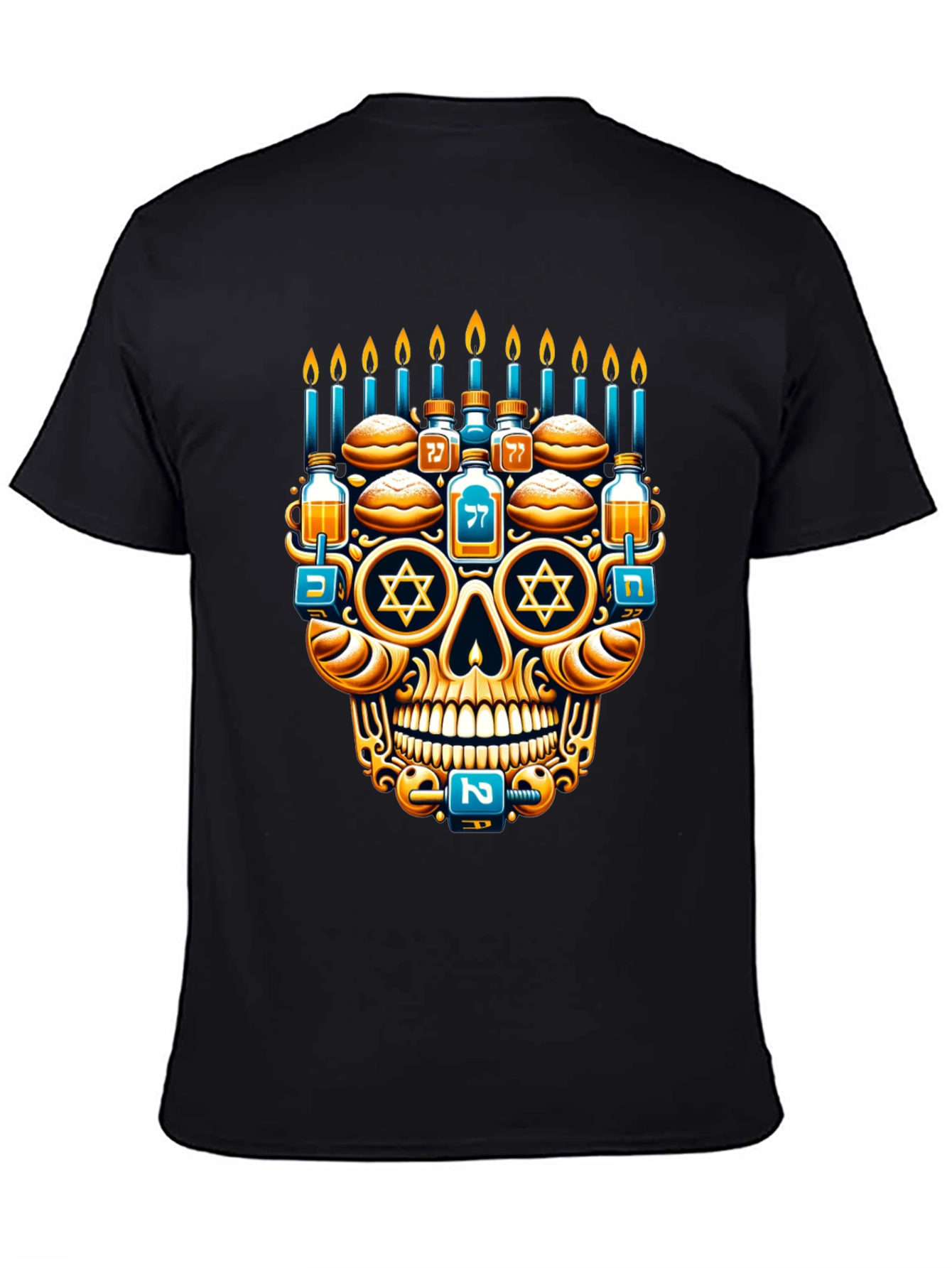Hanukkah Skull T-Shirt