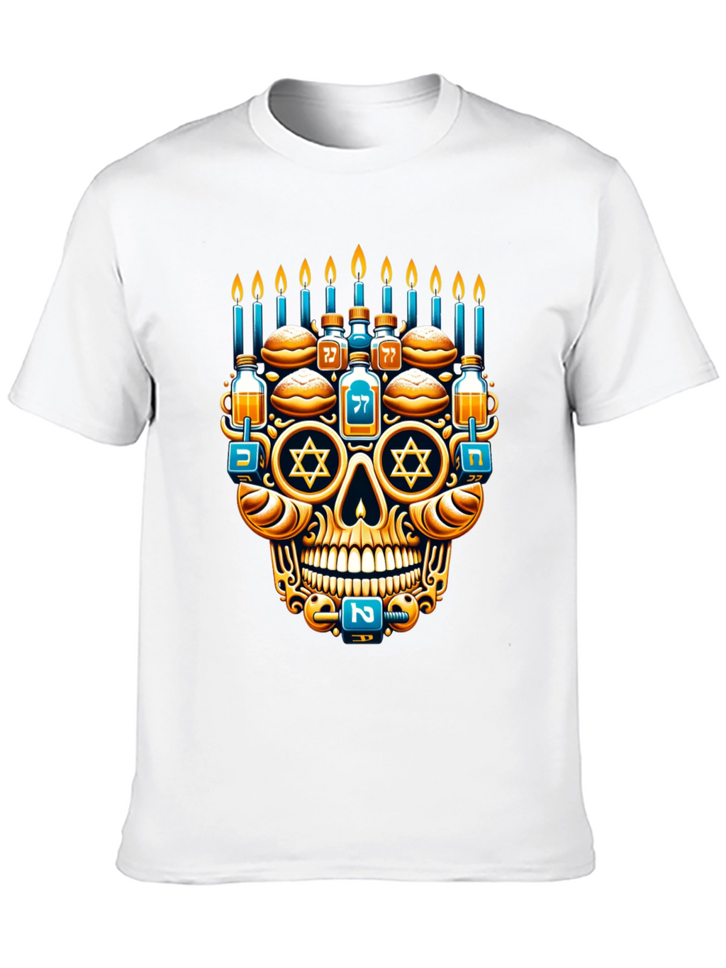 Hanukkah Skull T-Shirt