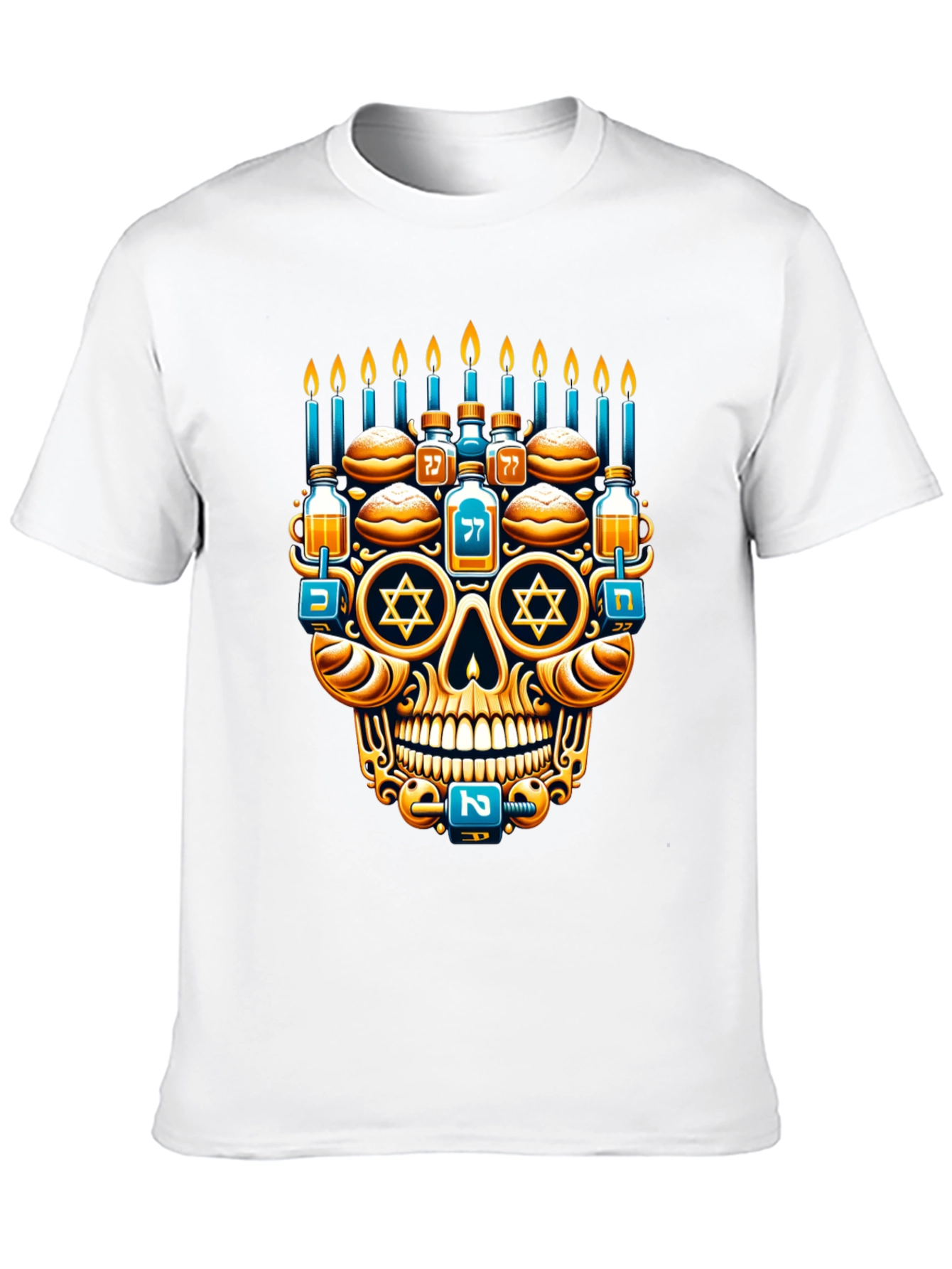 Hanukkah Skull T-Shirt
