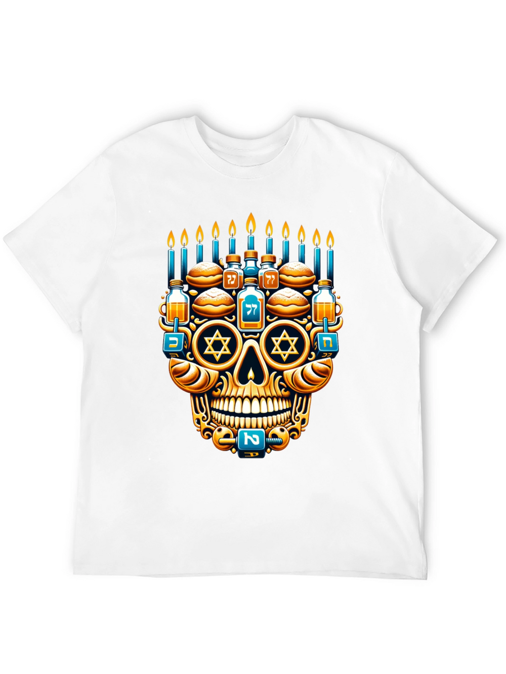 Hanukkah Skull T-Shirt