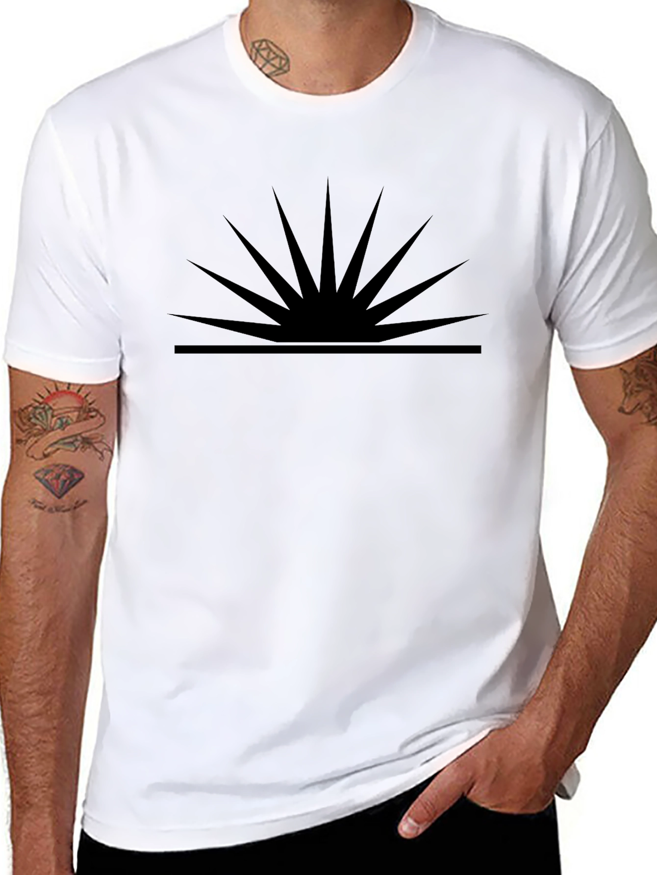Graphic Tee: Sunrise Silhouette T-Shirt