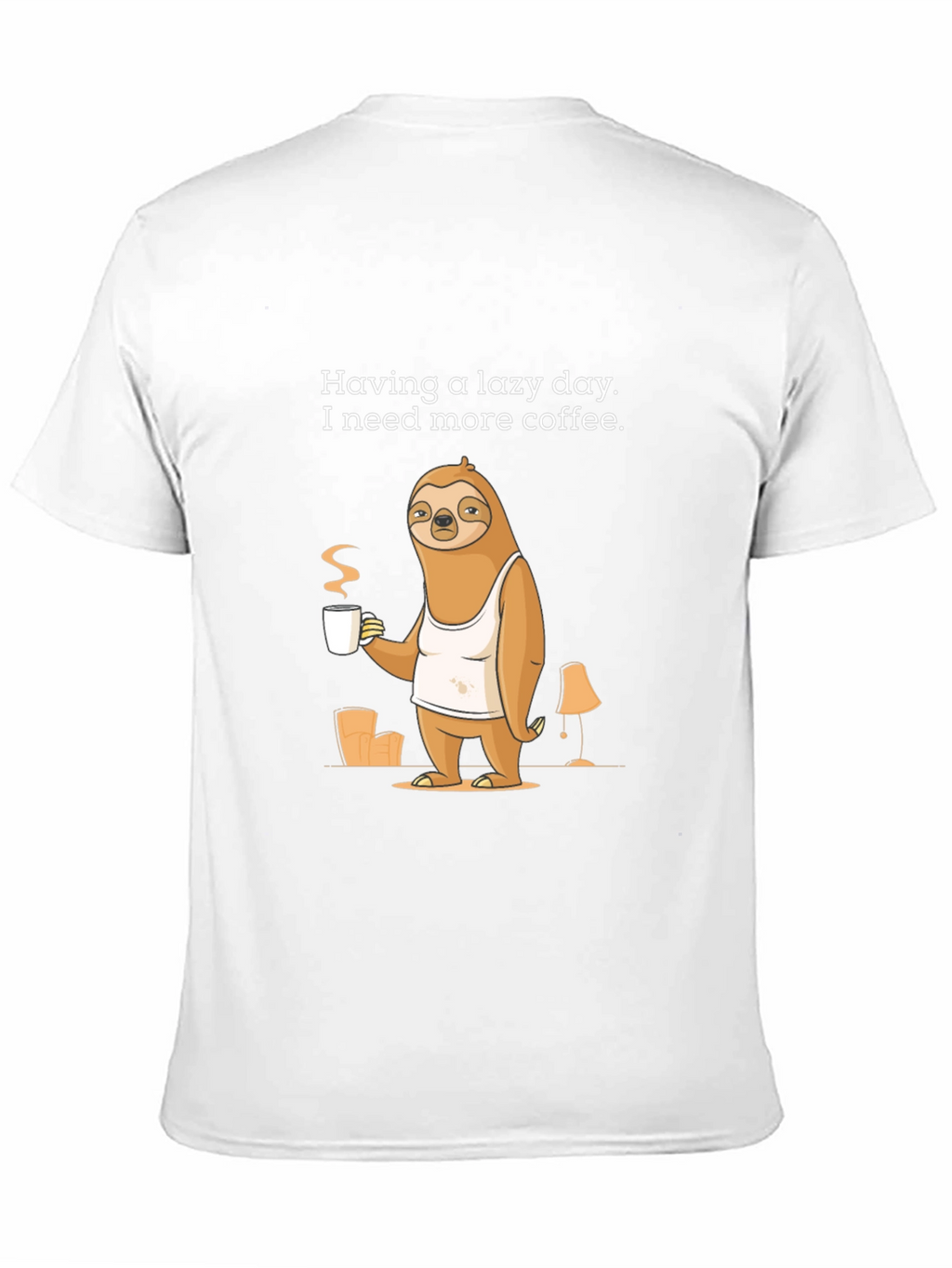 Lazy Day Sloth Coffee T-Shirt