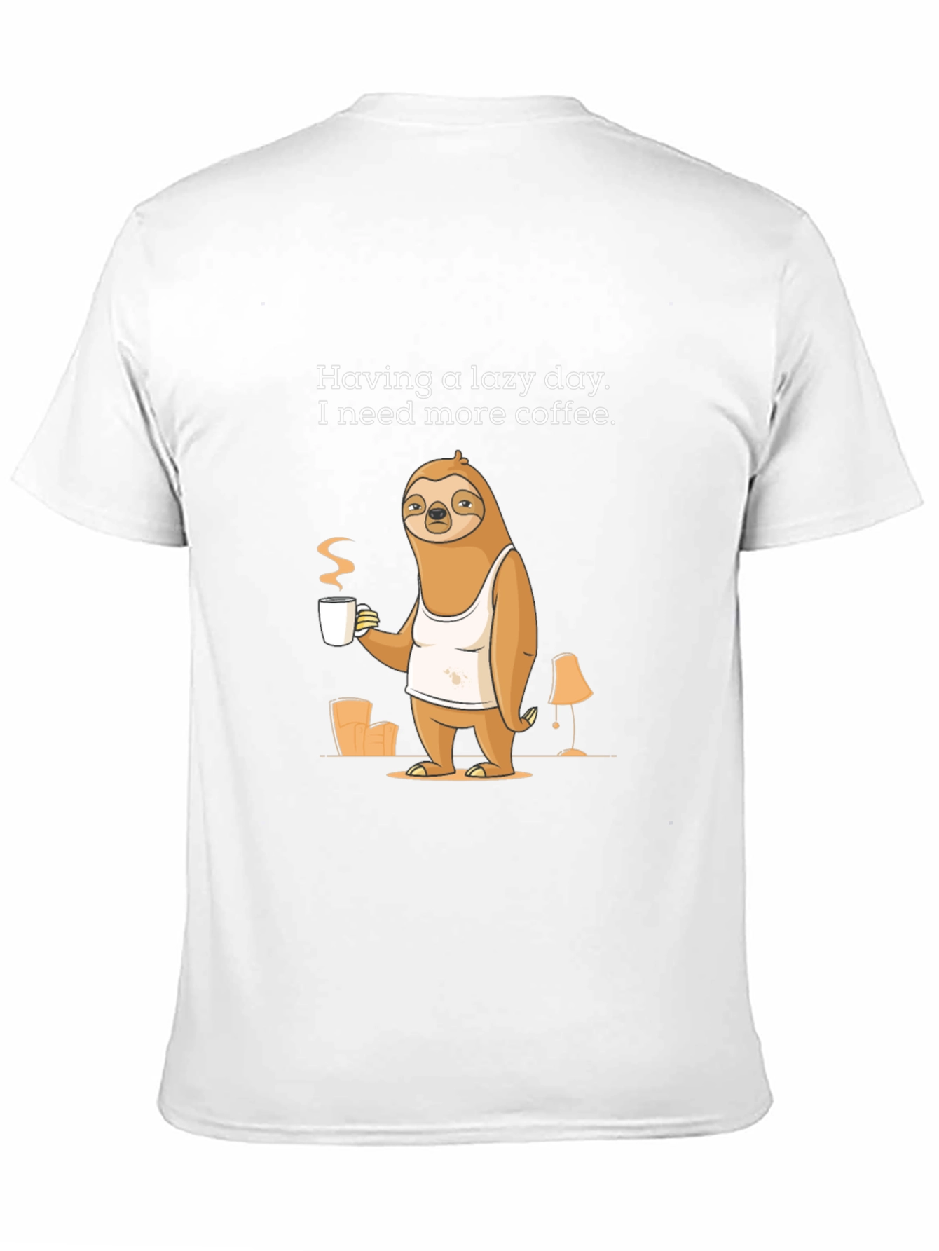 Lazy Day Sloth Coffee T-Shirt