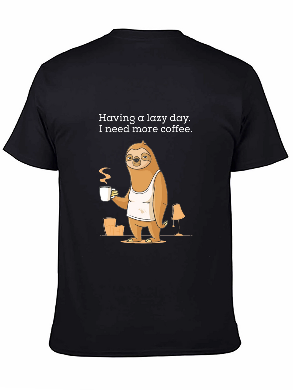 Lazy Day Sloth Coffee T-Shirt