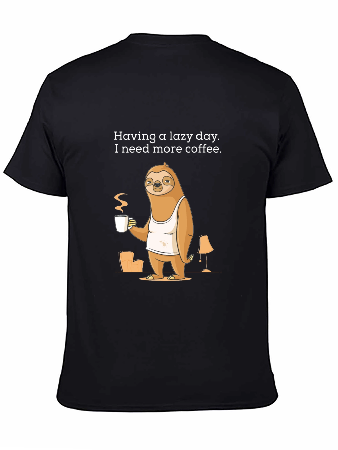 Lazy Day Sloth Coffee T-Shirt