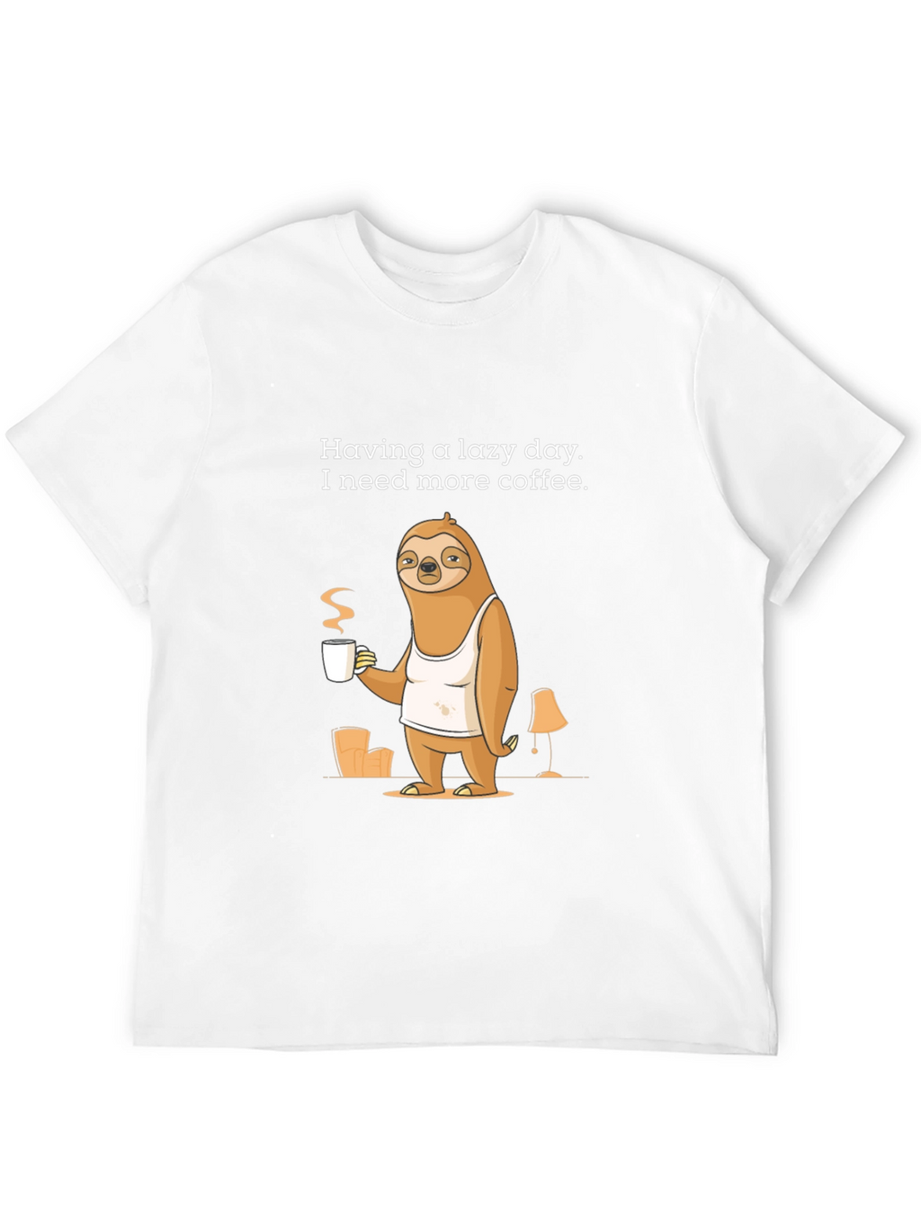 Lazy Day Sloth Coffee T-Shirt
