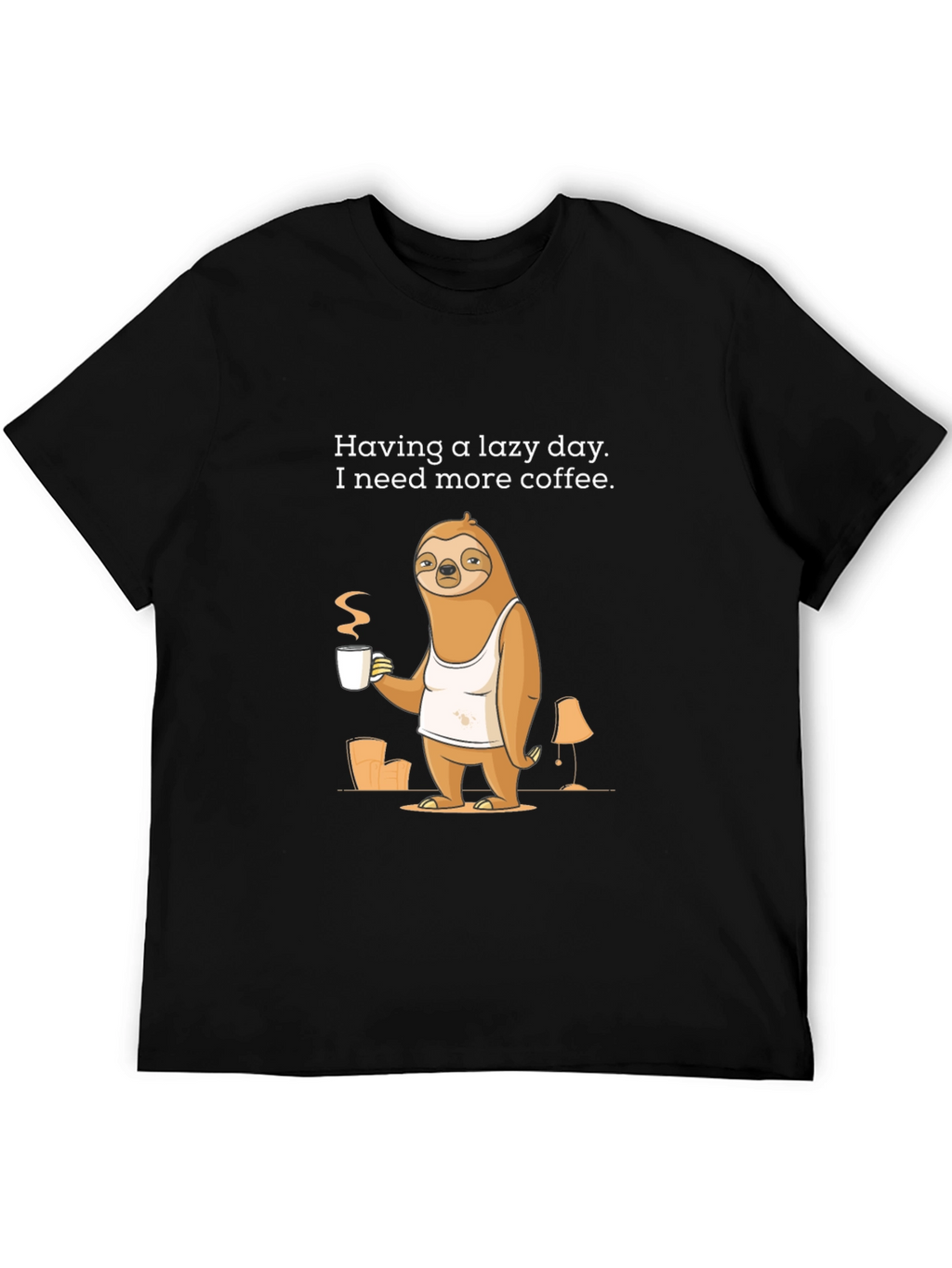 Lazy Day Sloth Coffee T-Shirt