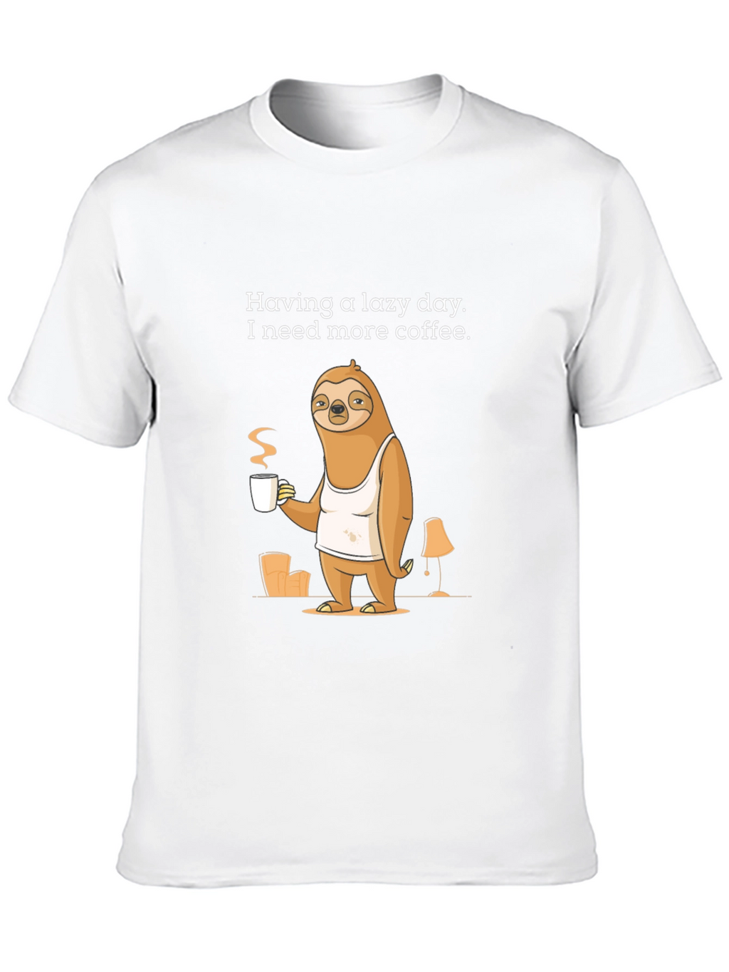 Lazy Day Sloth Coffee T-Shirt
