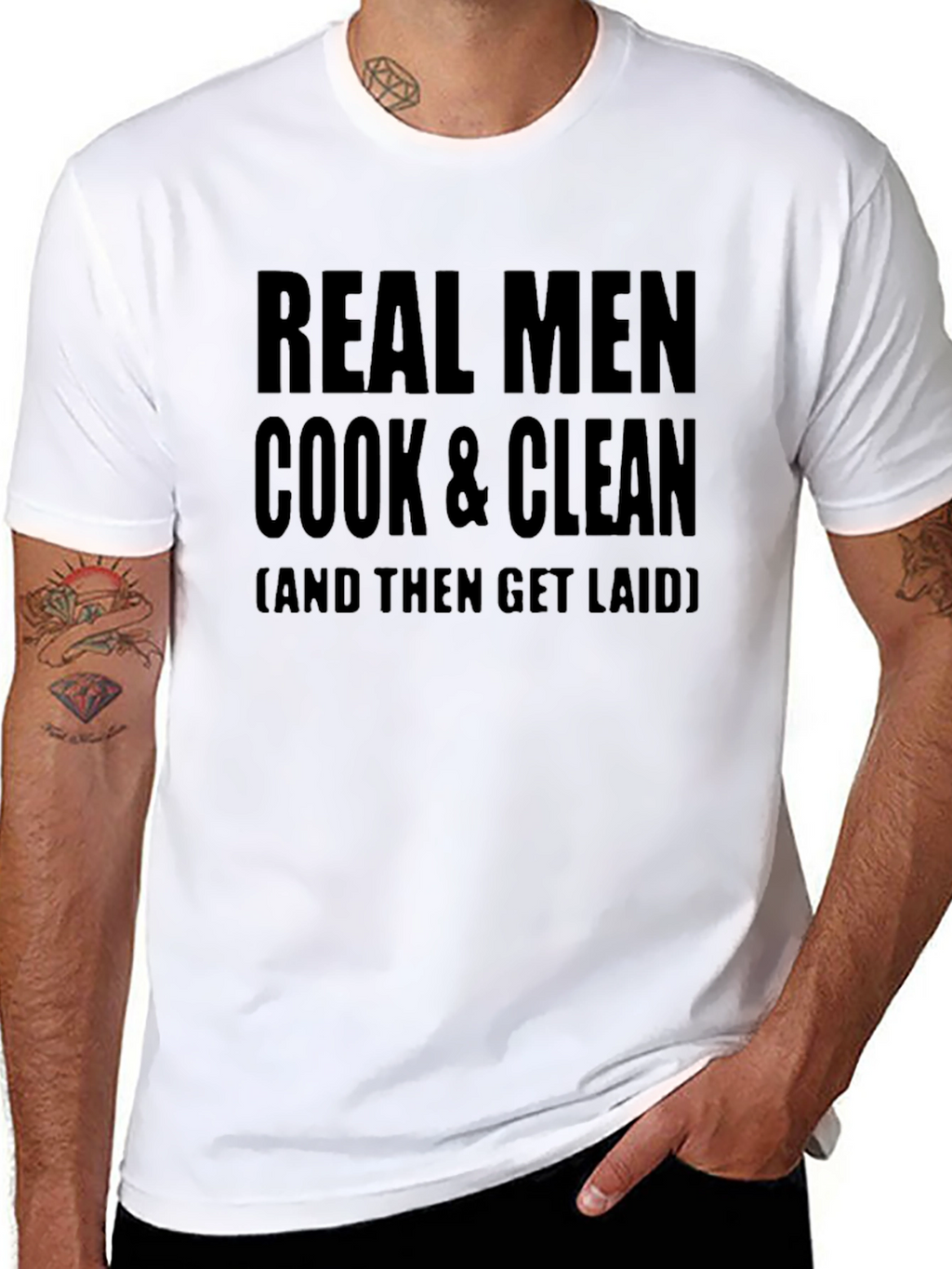 Real Men Cook & Clean T-Shirt