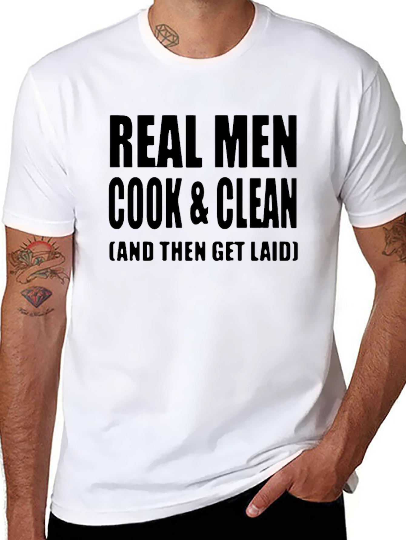 Real Men Cook & Clean T-Shirt