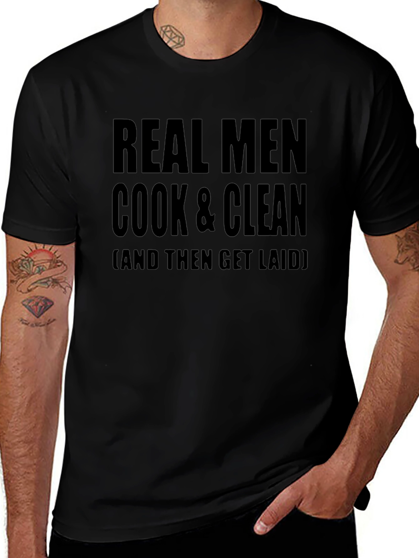Real Men Cook & Clean T-Shirt