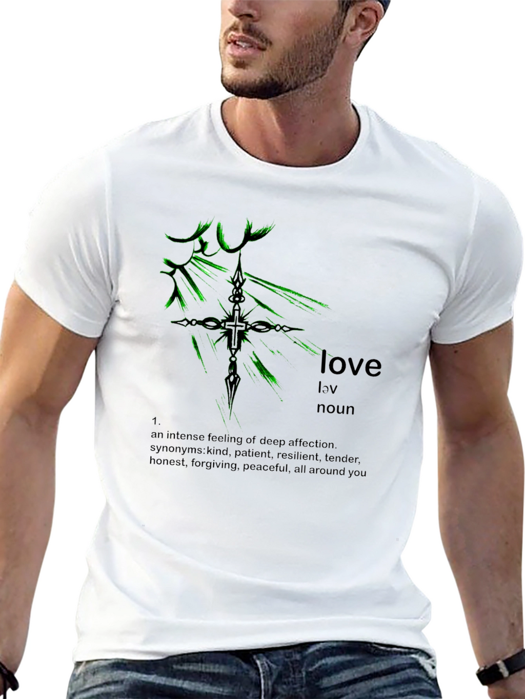 Love Definition Black T-Shirt