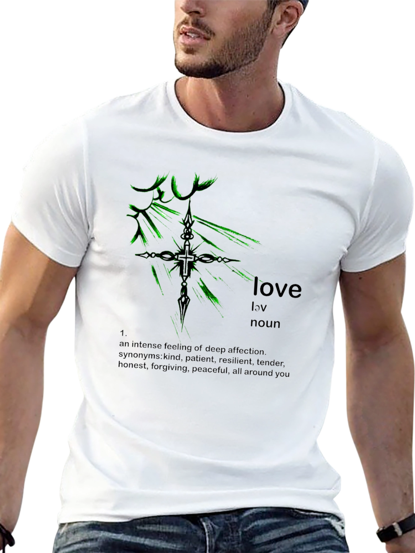 Love Definition Black T-Shirt