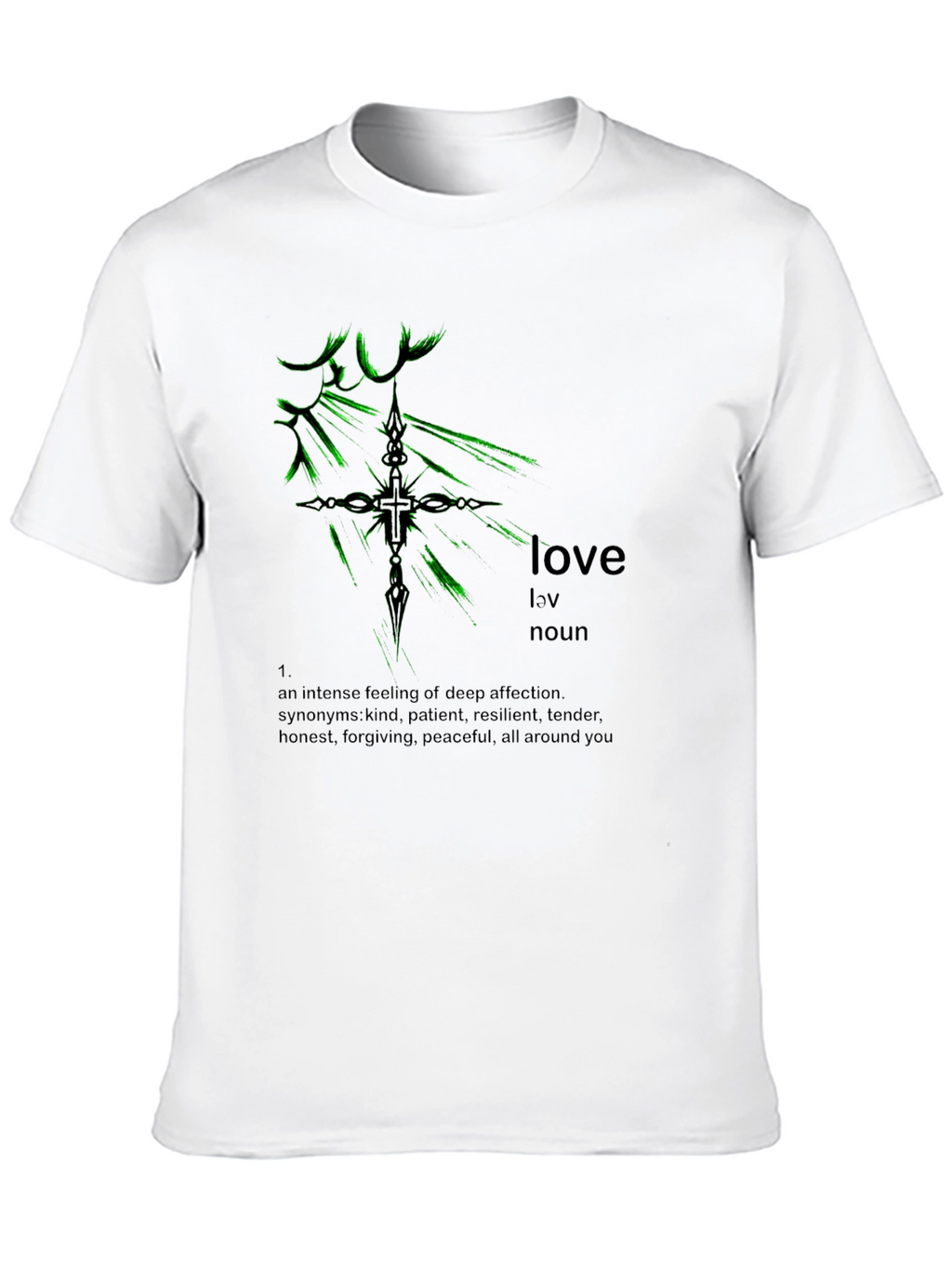 Love Definition Black T-Shirt