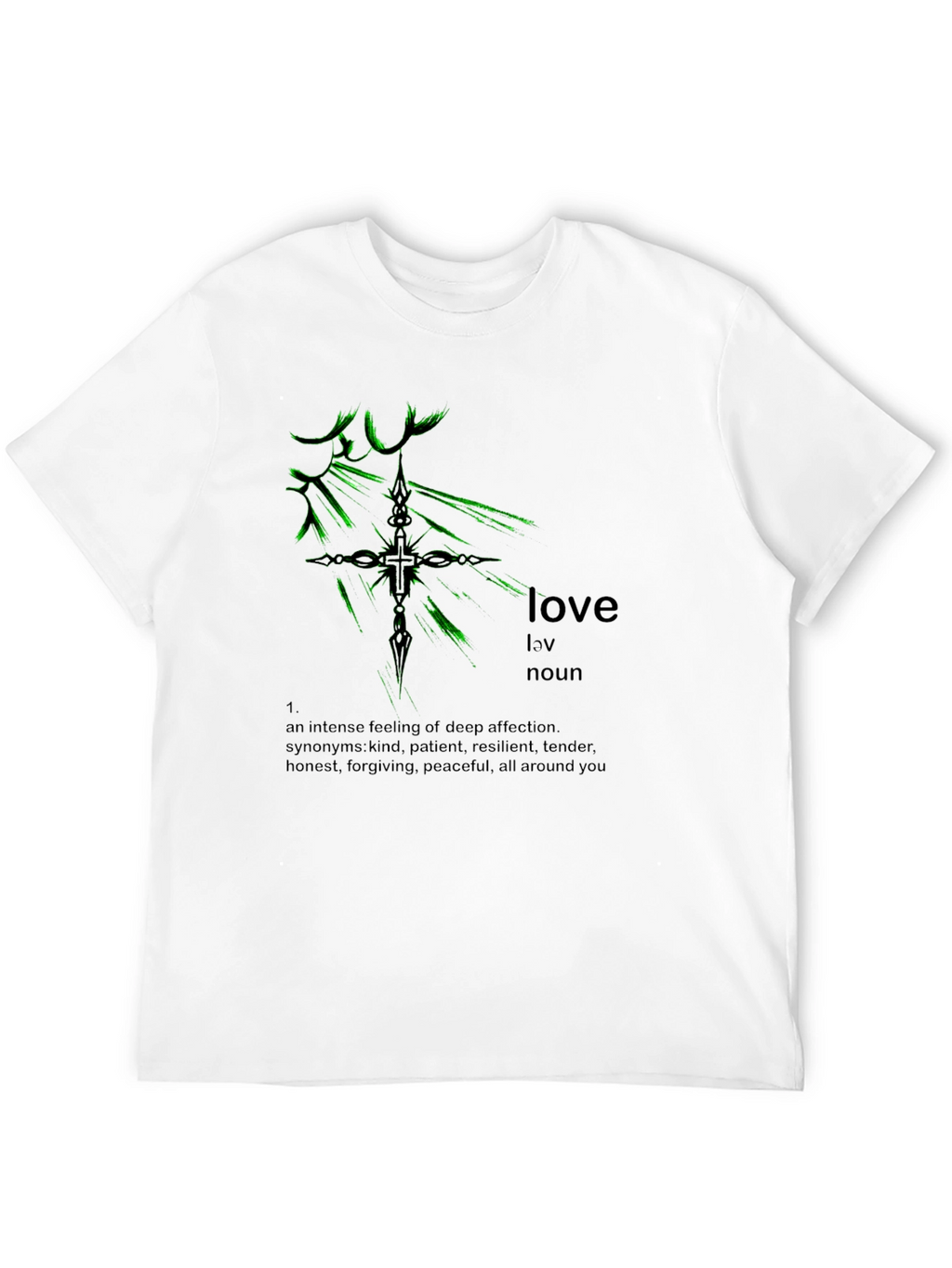 Love Definition Black T-Shirt