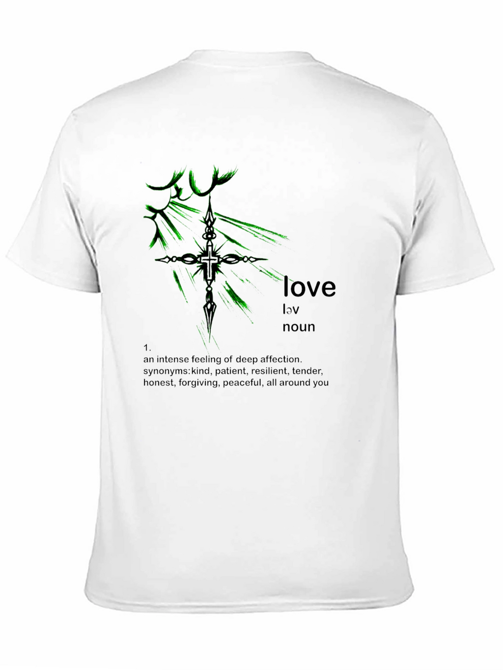 Love Definition Black T-Shirt
