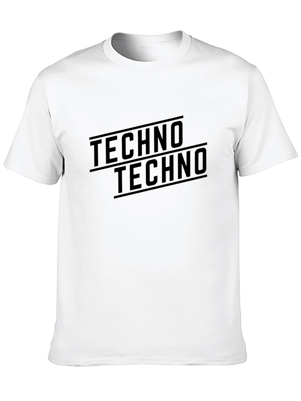 Techno Graphic Tee - Stylish Cotton T-Shirt