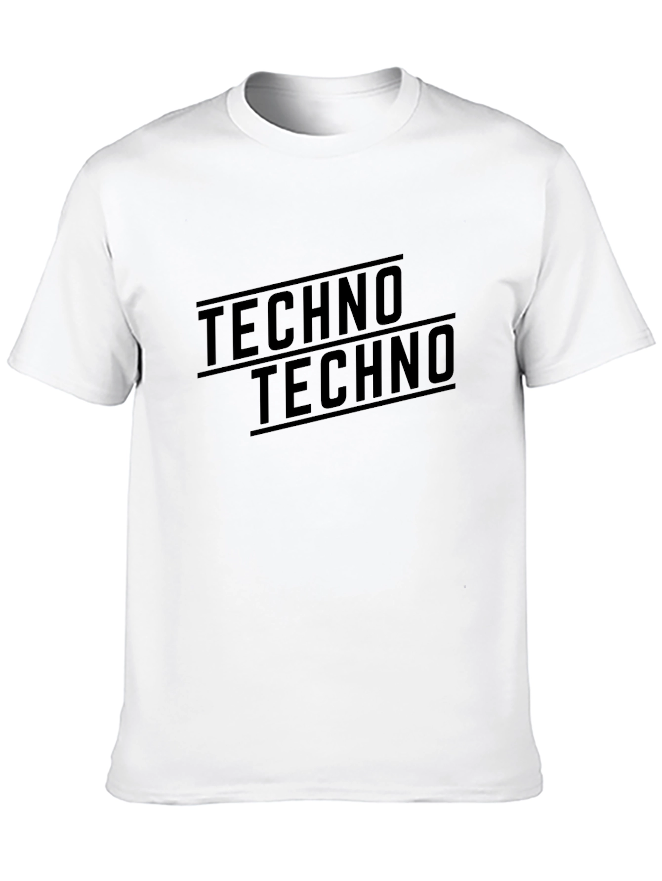 Techno Graphic Tee - Stylish Cotton T-Shirt