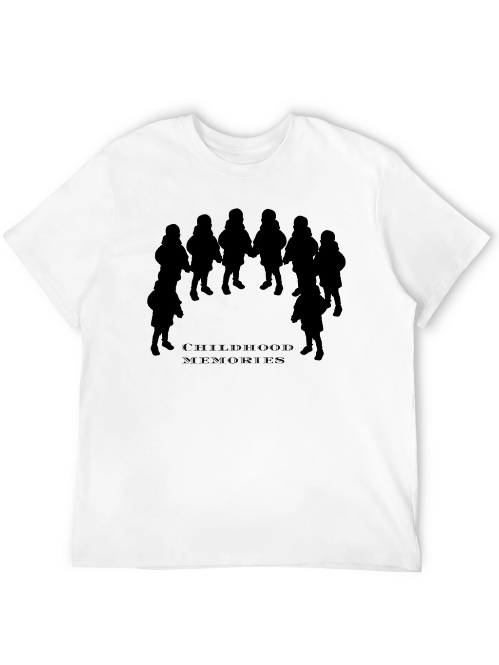 Silhouette Circle Kids Black T-Shirt