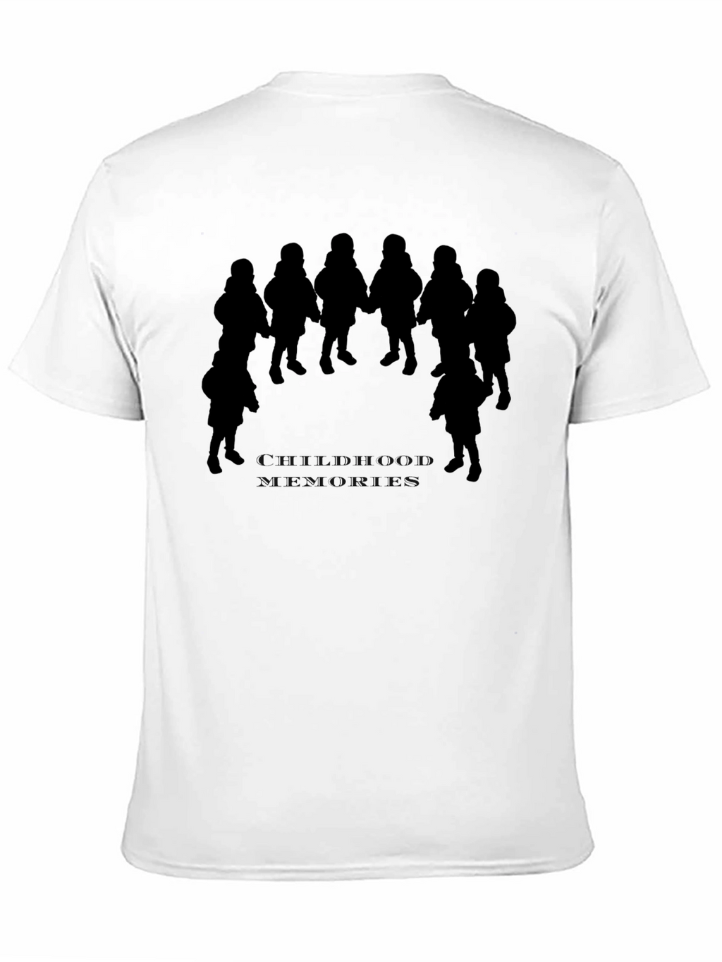 Silhouette Circle Kids Black T-Shirt