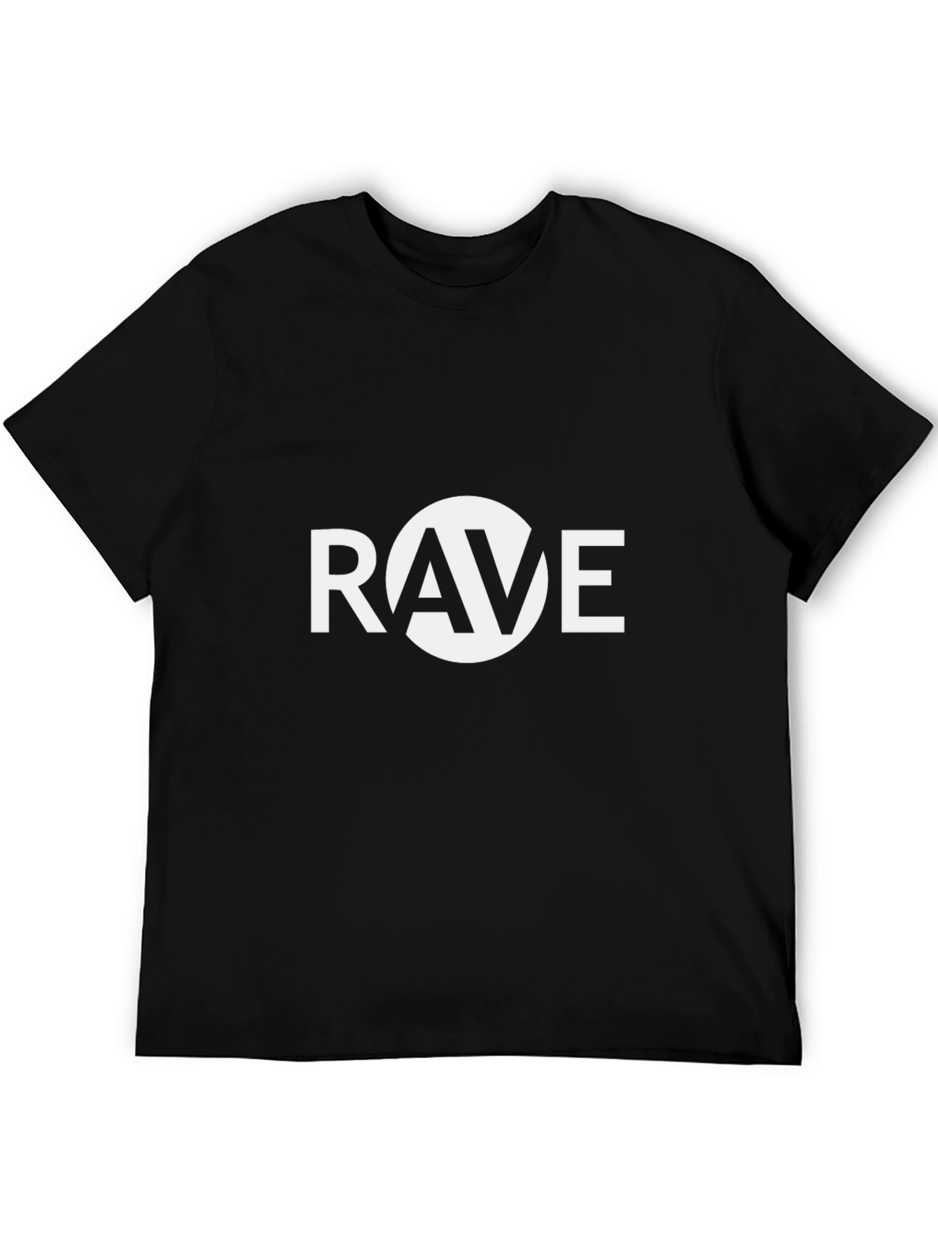 Rave Graphic Black T-Shirt - Music Festival Style