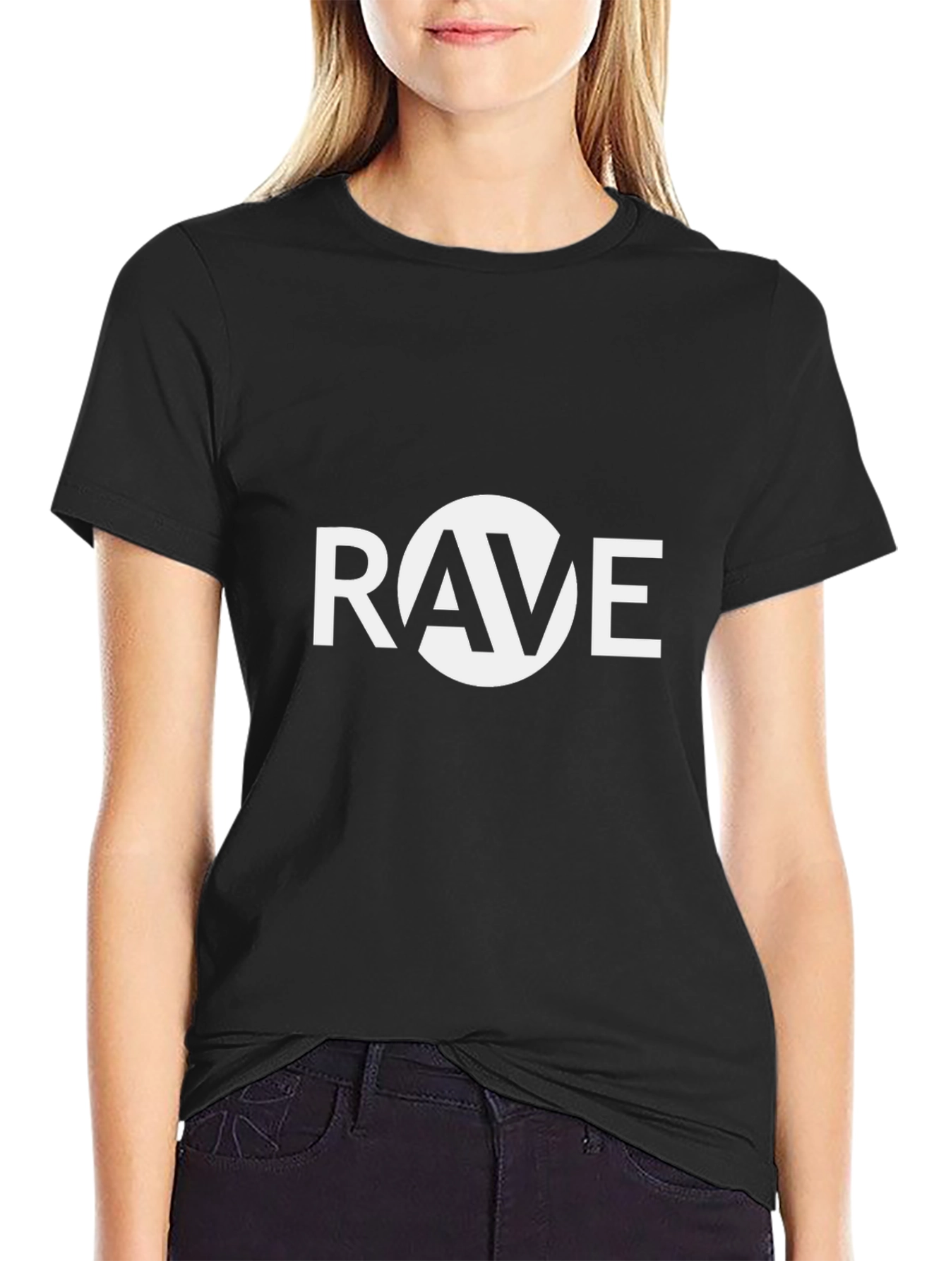 Rave Graphic Black T-Shirt - Music Festival Style