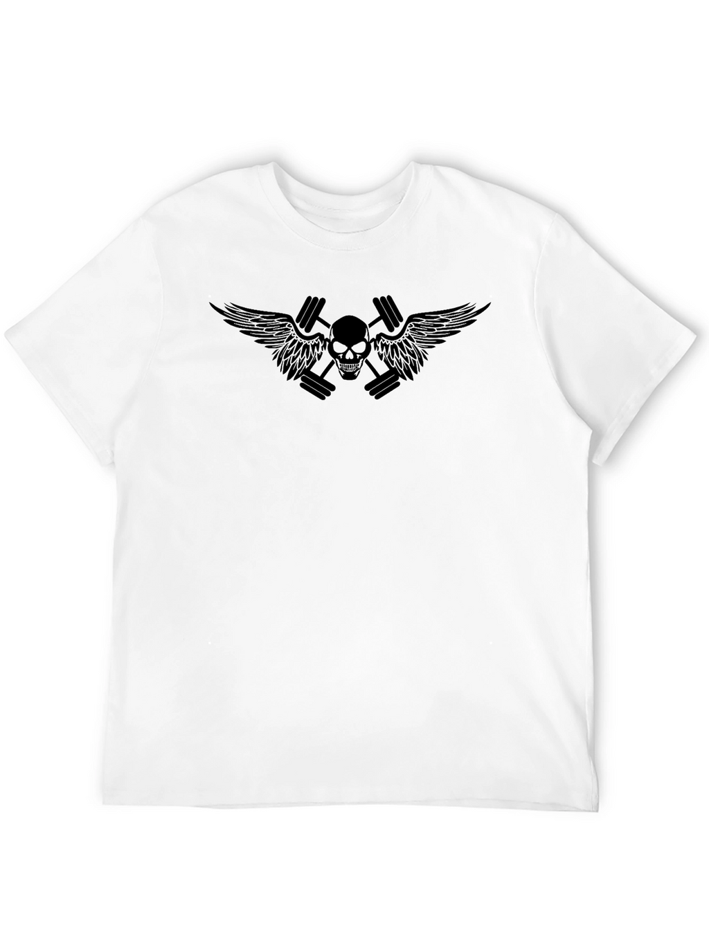 Skull & Wings Workout T-Shirt