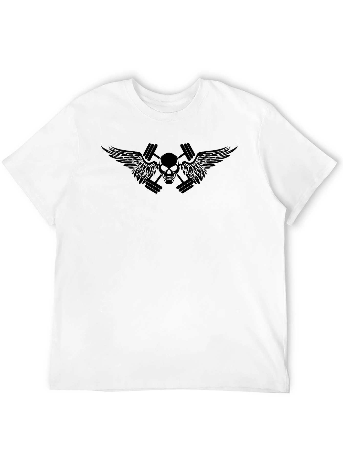 Skull & Wings Workout T-Shirt