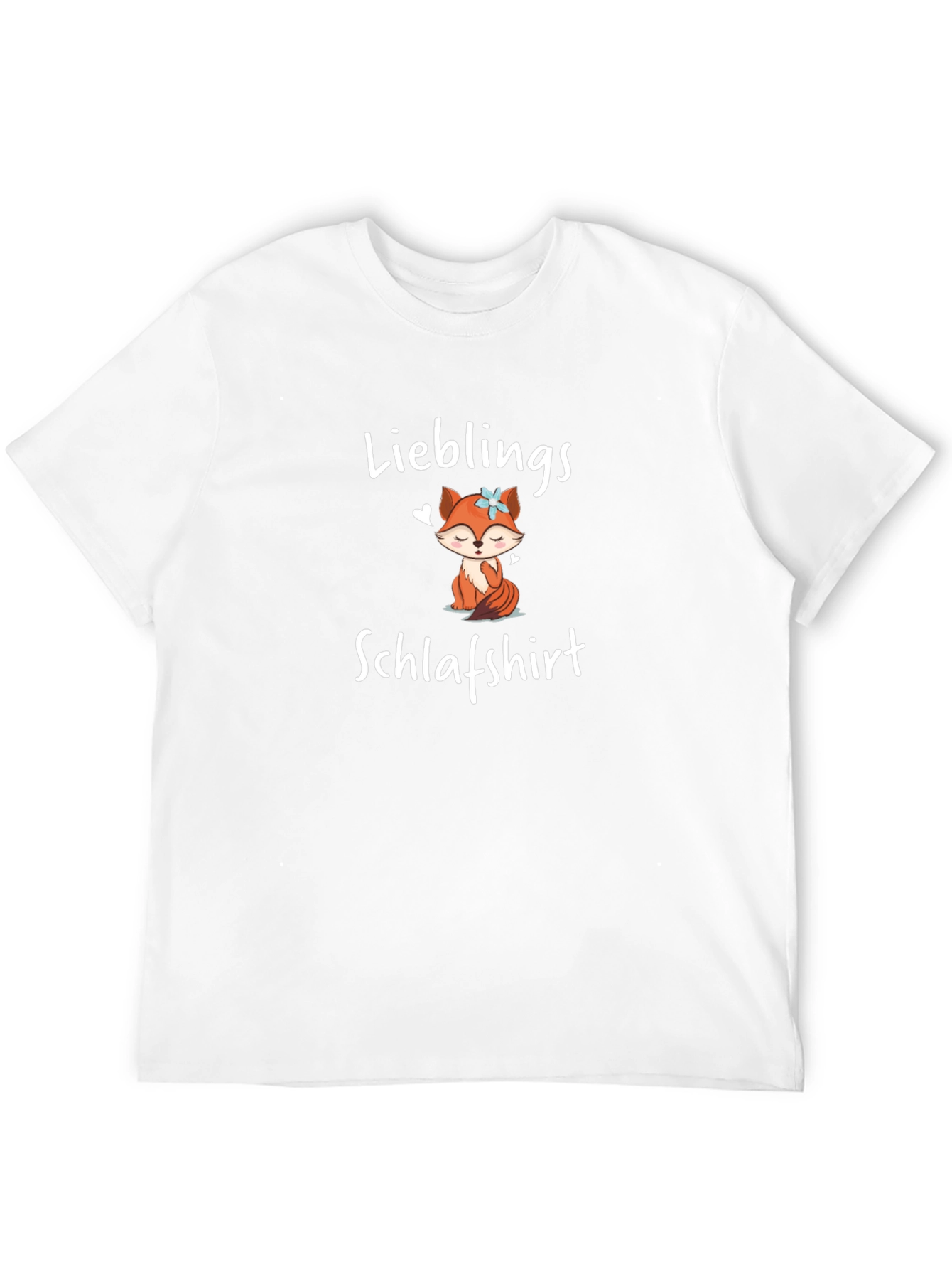 Cute Fox Lieblings Schlafshirt T-Shirt