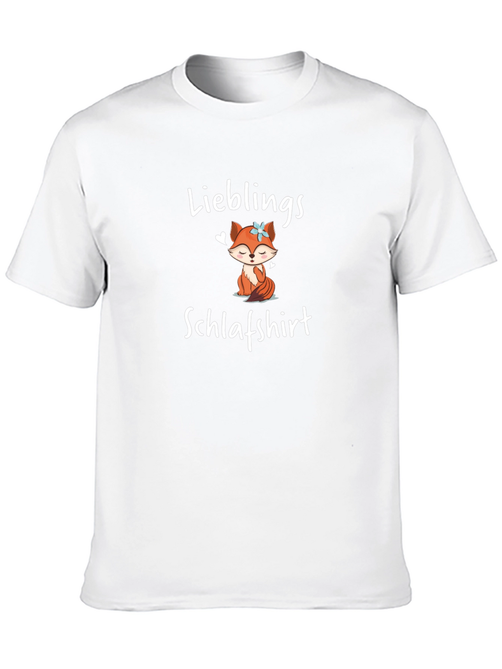 Cute Fox Lieblings Schlafshirt T-Shirt