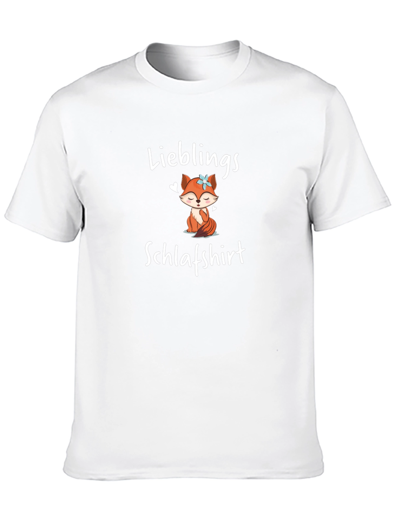 Cute Fox Lieblings Schlafshirt T-Shirt