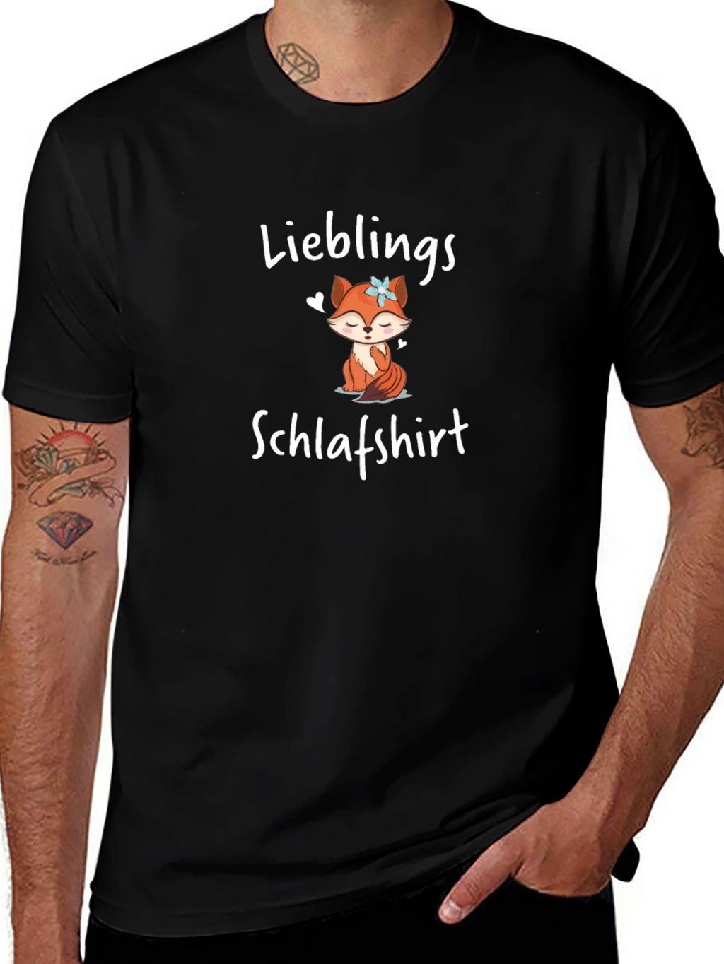 Cute Fox Lieblings Schlafshirt T-Shirt