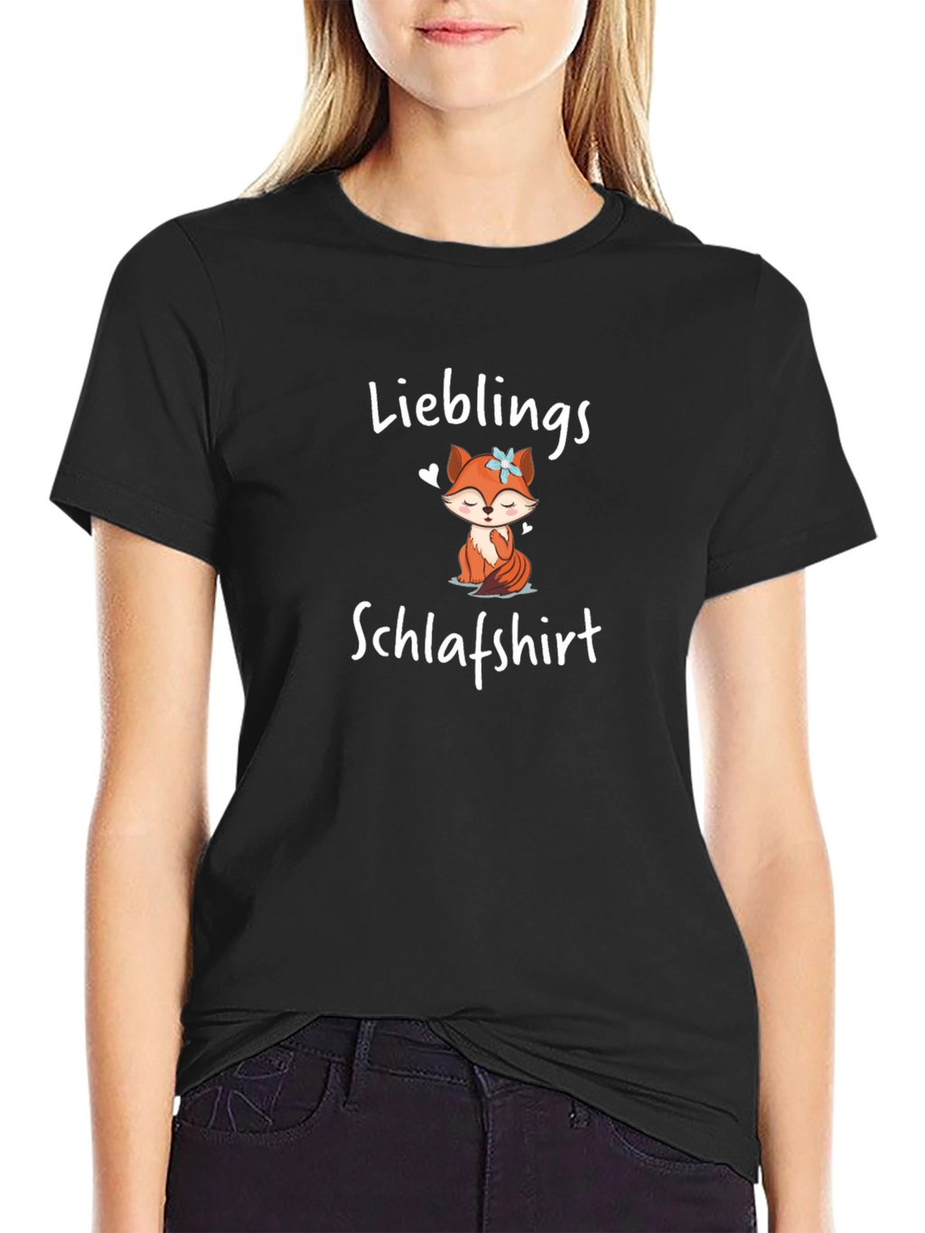 Cute Fox Lieblings Schlafshirt T-Shirt