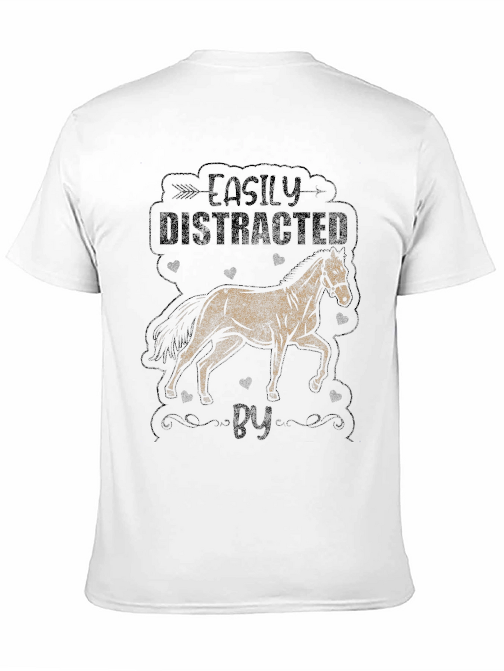 Easily Distracted By Horses Graphic Tee