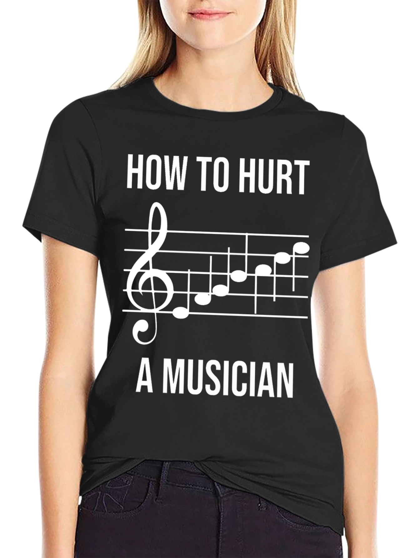 How to Hurt a Musician T-Shirt - Funny Music Tee