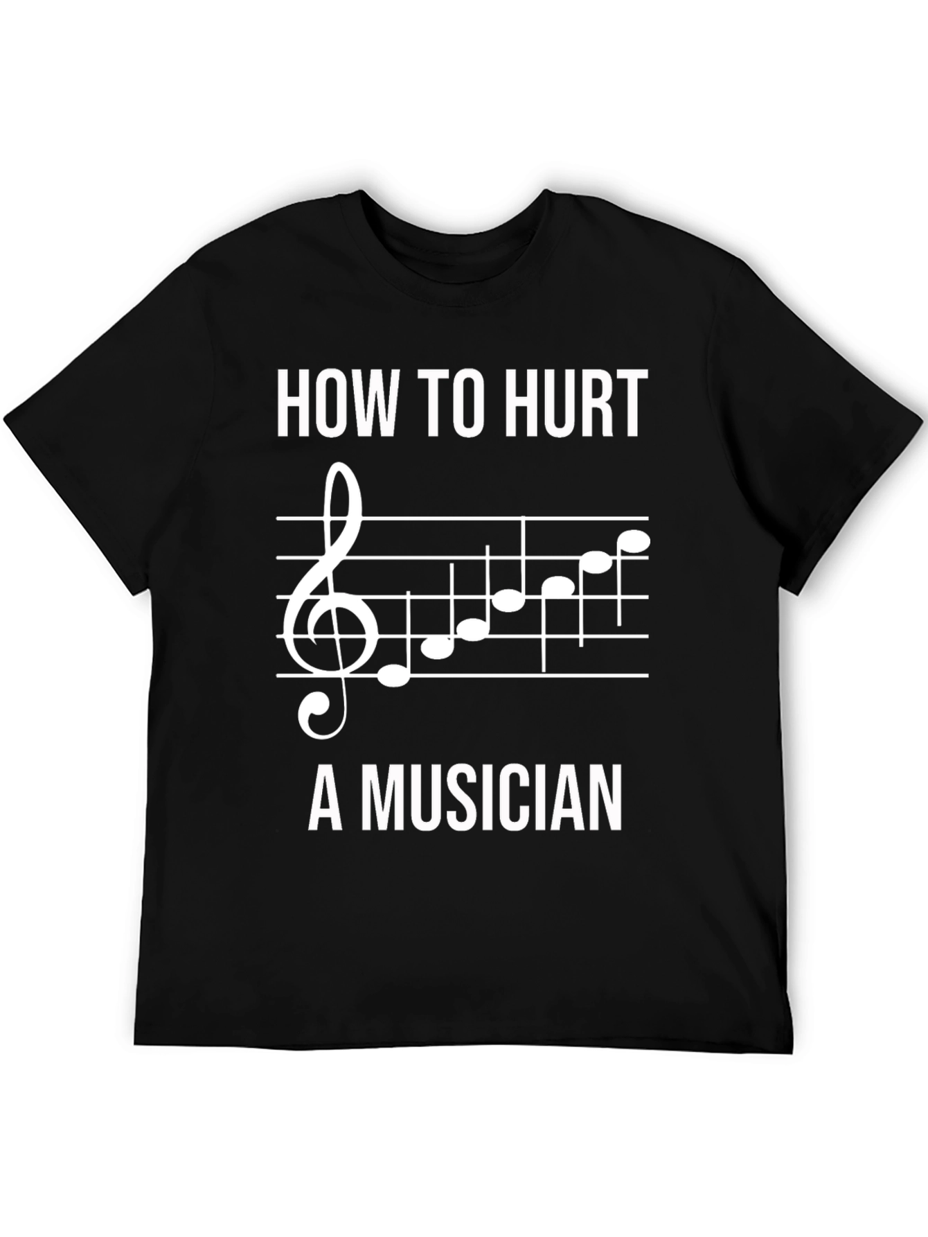 How to Hurt a Musician T-Shirt - Funny Music Tee