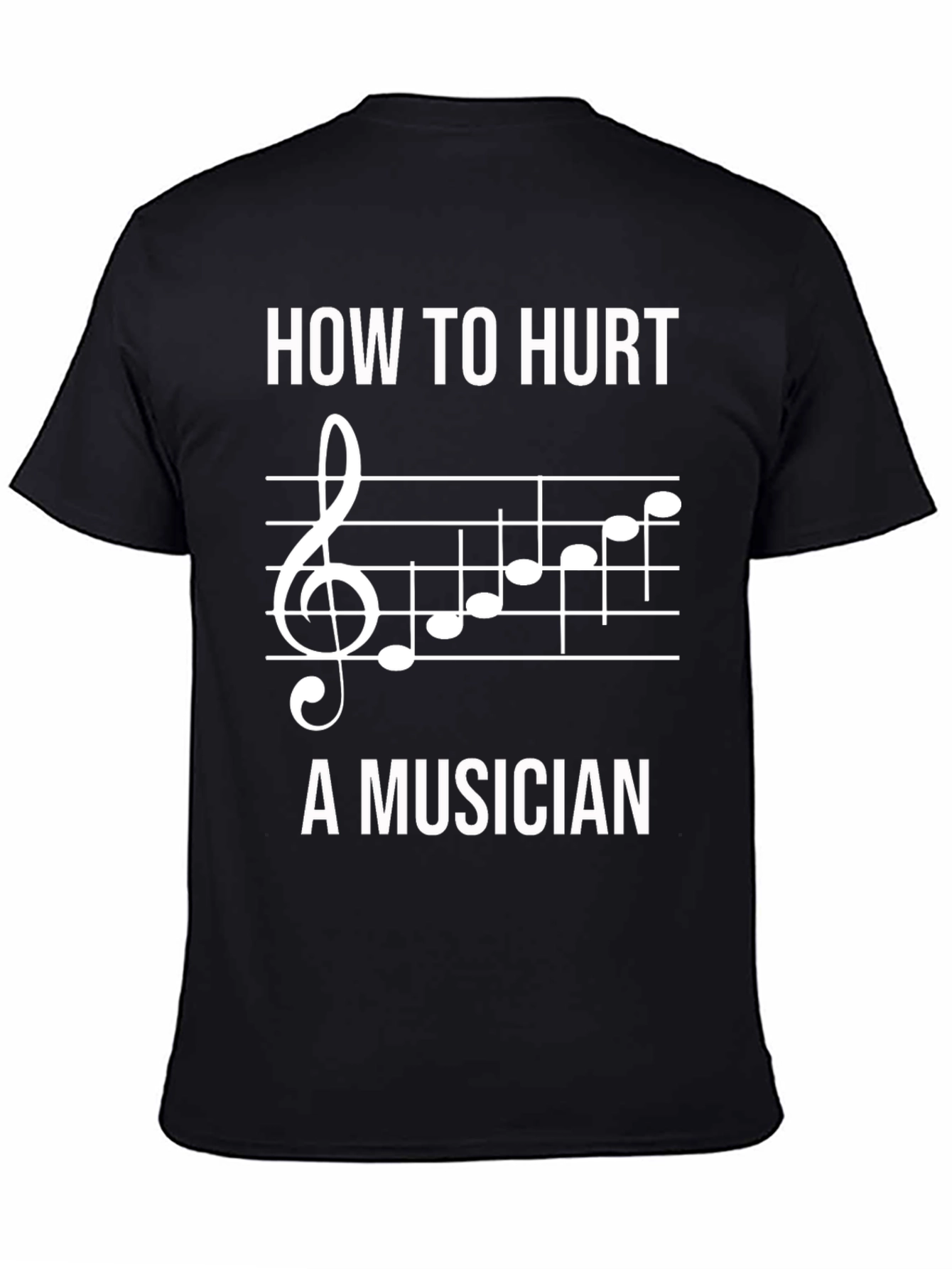 How to Hurt a Musician T-Shirt - Funny Music Tee